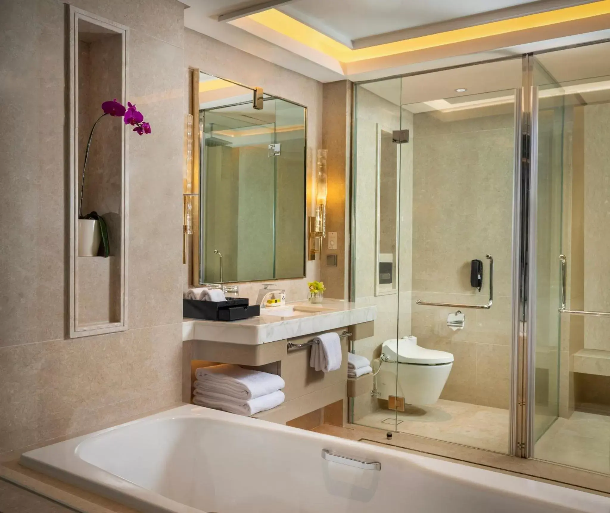 Bathroom in InterContinental Hotels Jakarta Pondok Indah, an IHG Hotel