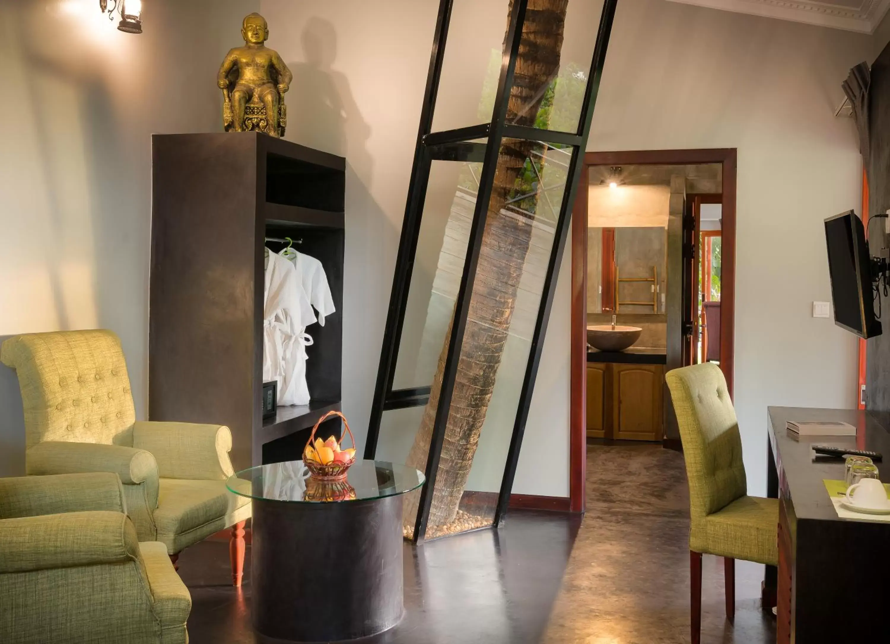 Living room in Authentic Khmer Village Resort Living room in Authentic Khmer Village Resort