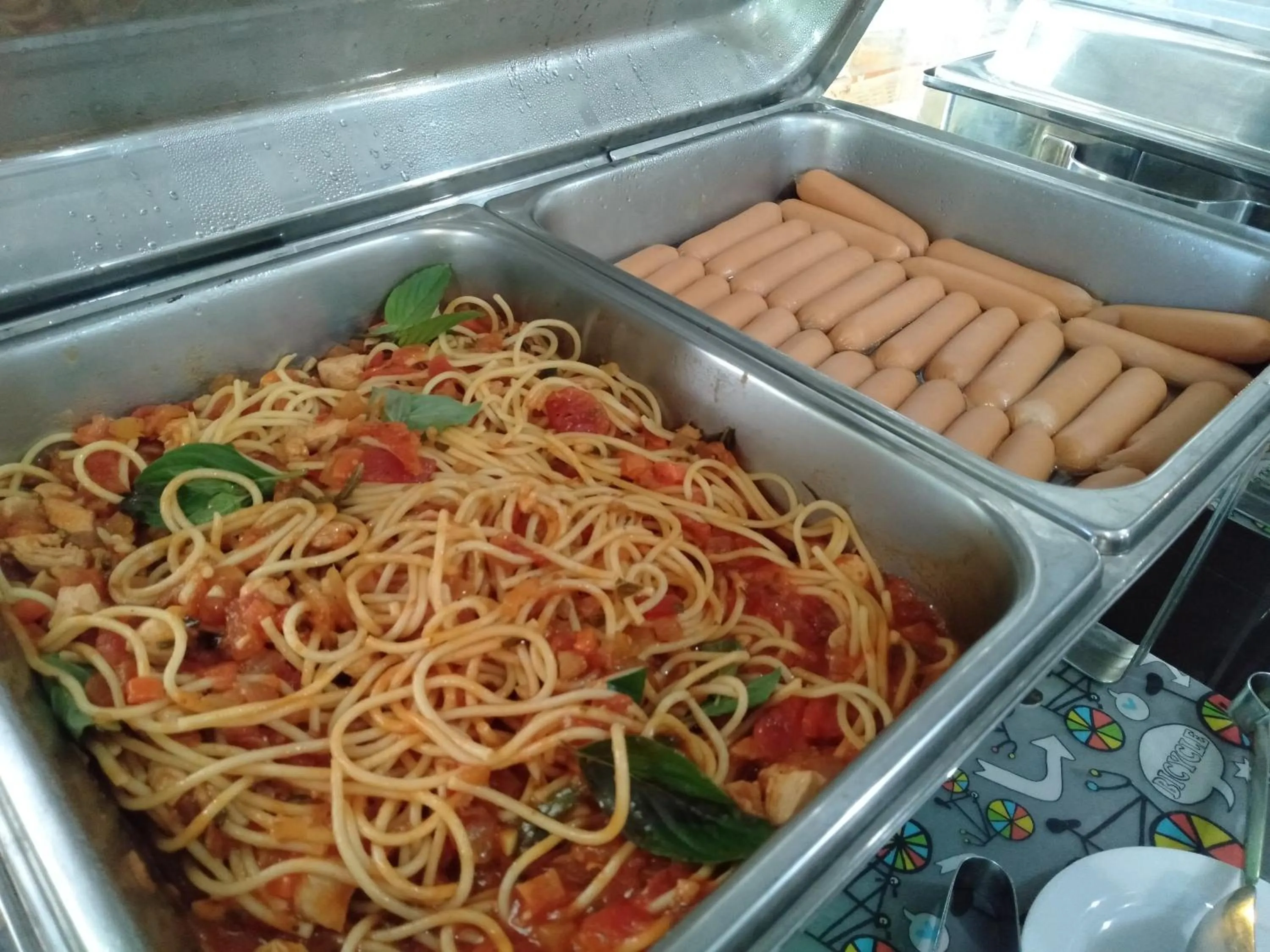 Buffet breakfast in The Rubber Hotel Phuket