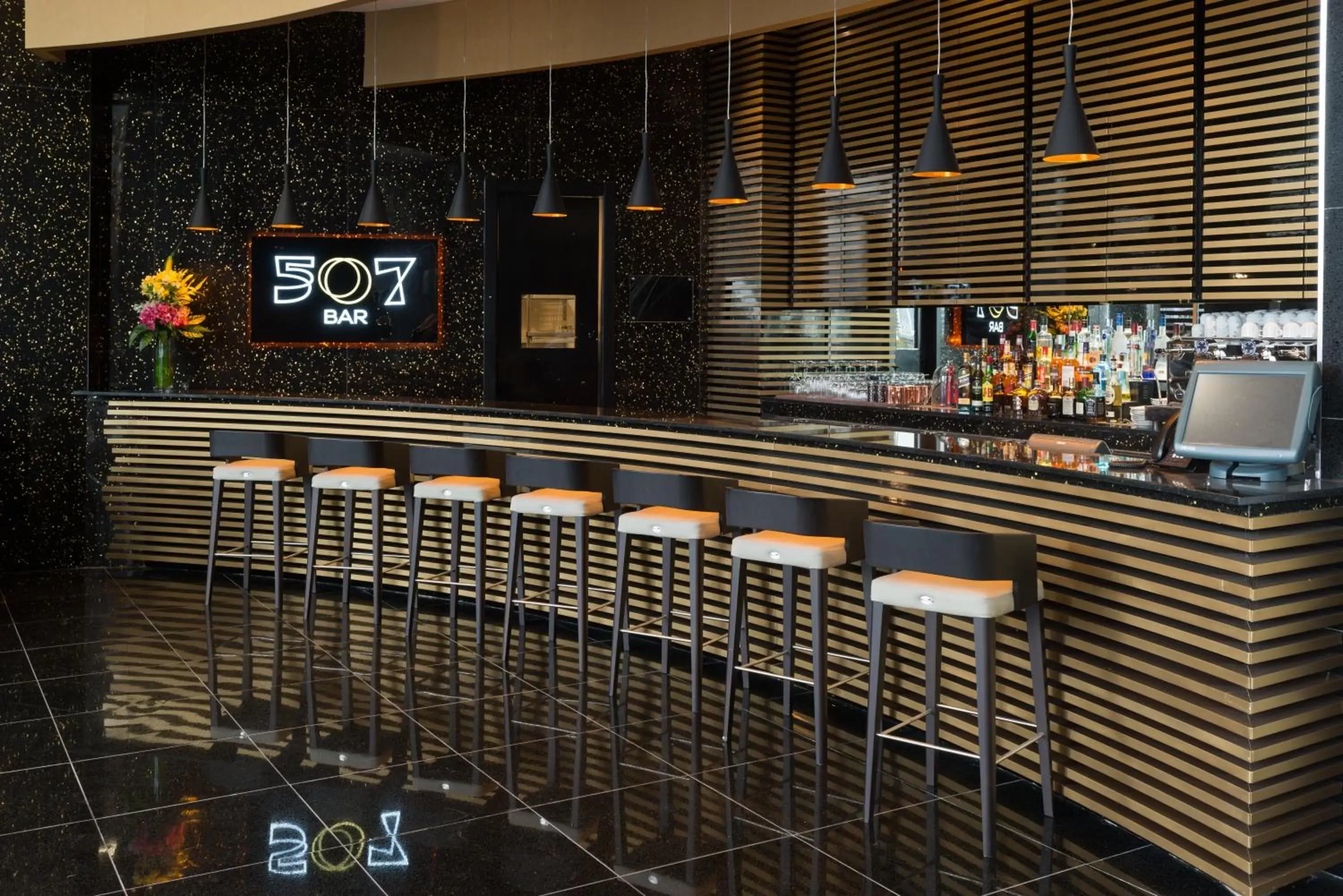 Lounge or bar in Hotel Las Americas Golden Tower Panamá Lounge or bar in Hotel Las Americas Golden Tower Panamá