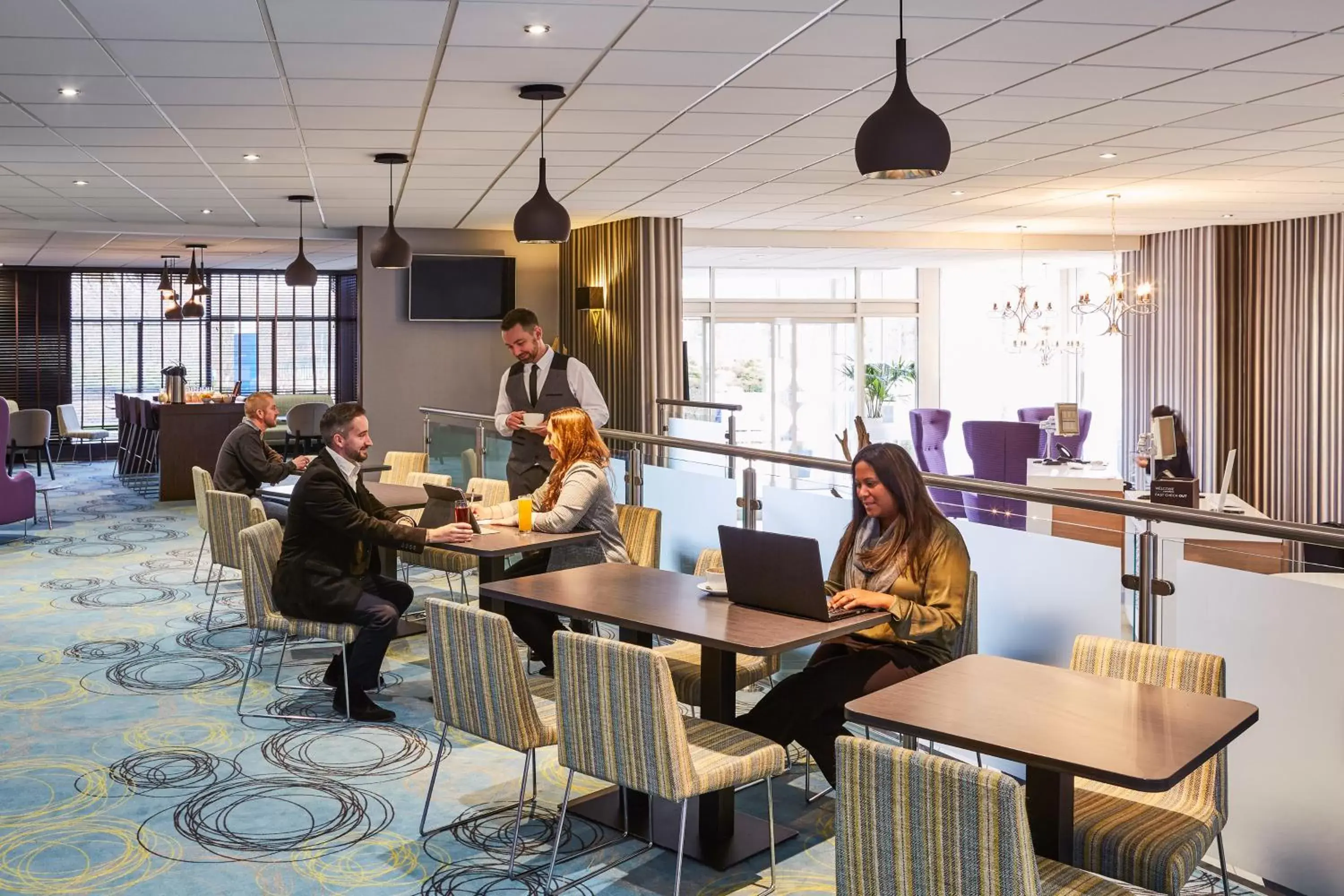 Lobby or reception in Novotel Coventry