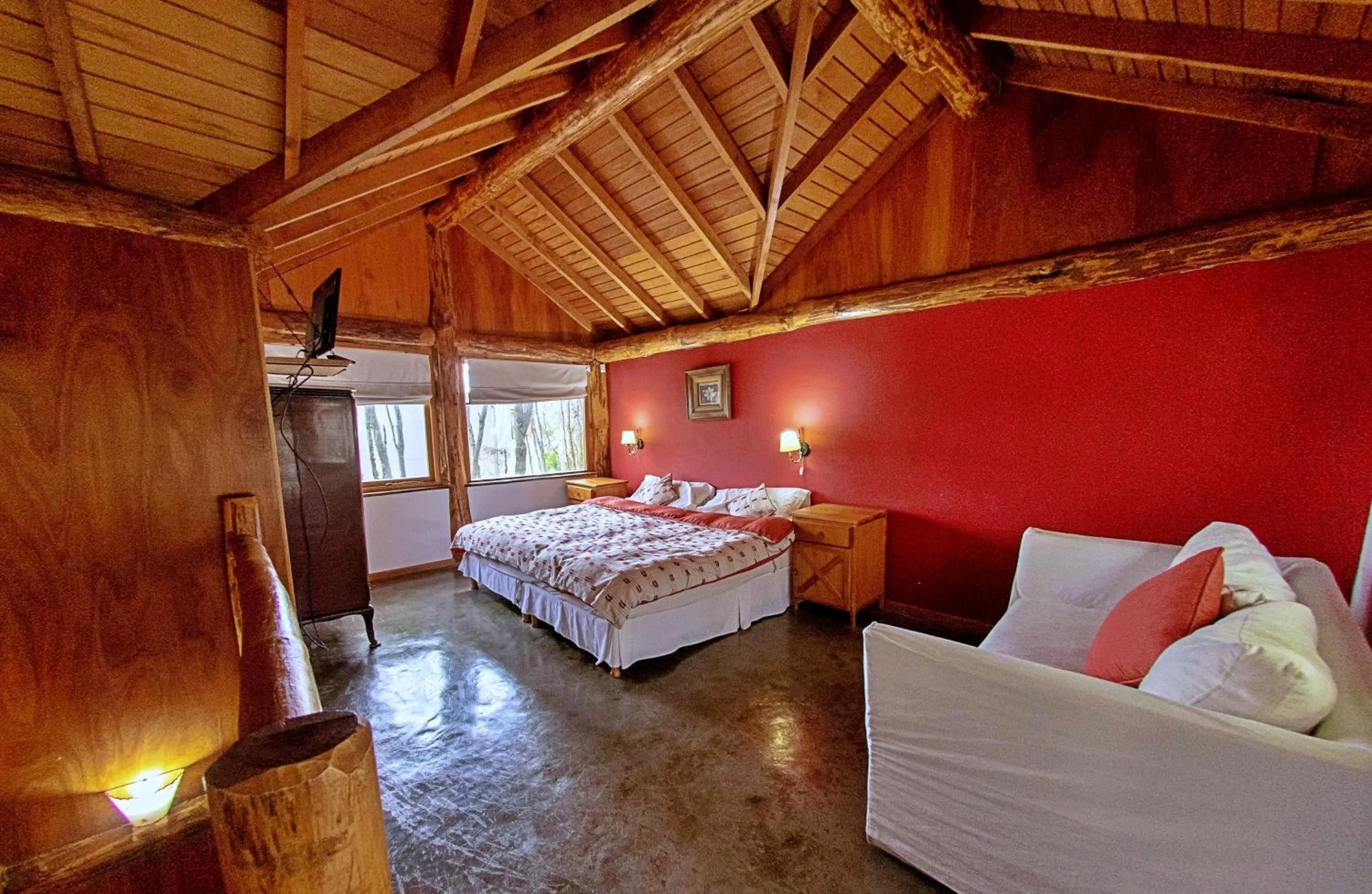 Bed in Patagonia Villa Lodge