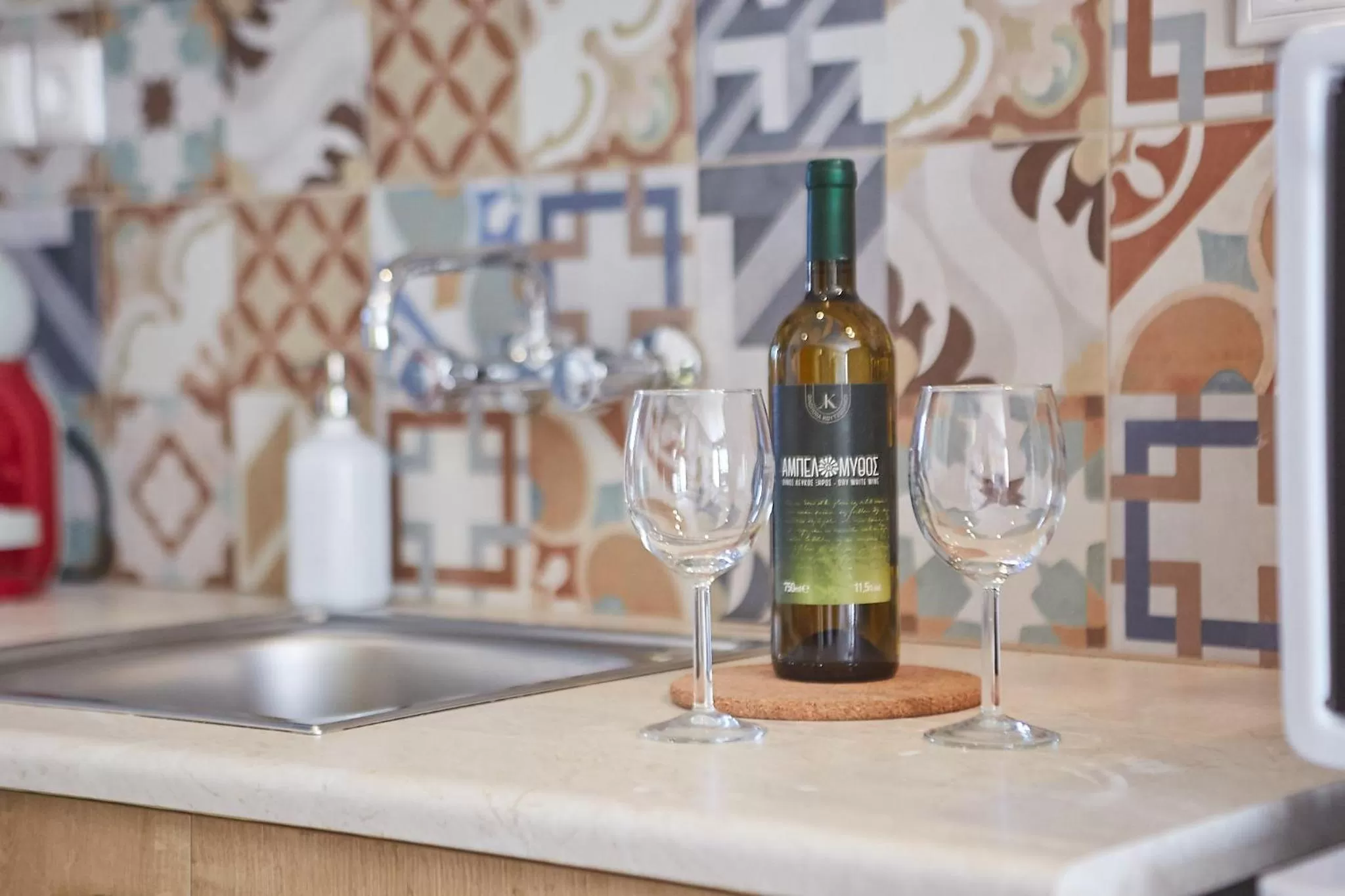 Kitchen or kitchenette in toStay-Unique apartment hotel in Athens center!