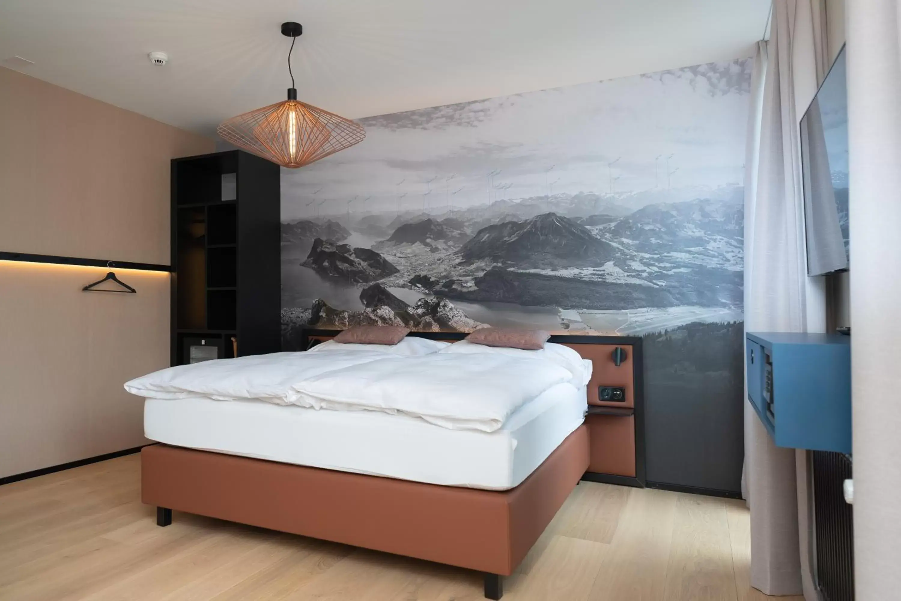 Photo of the whole room, Bed in Boutique Hotel Stanserhof
