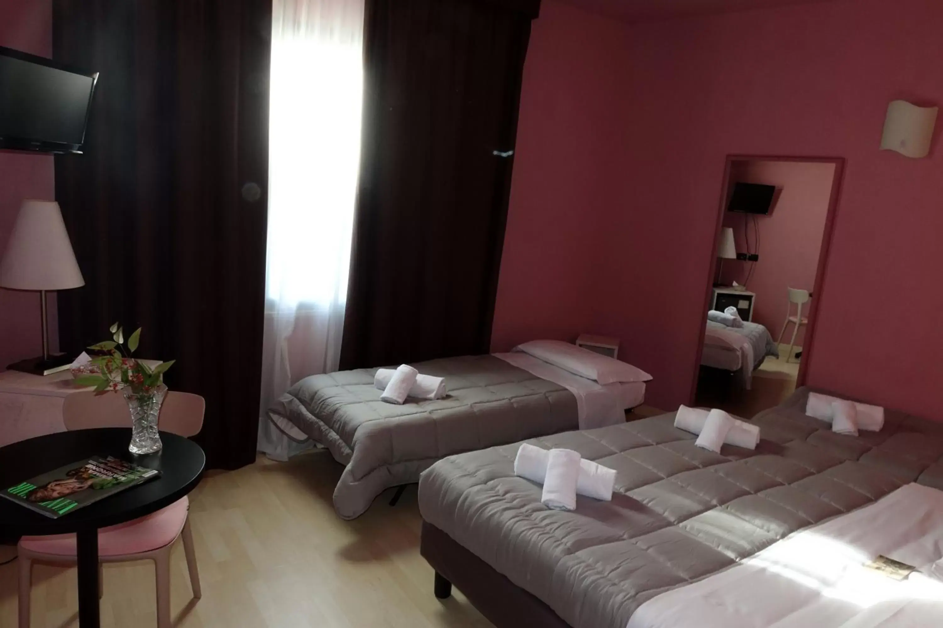Bedroom, Bed in Hotel Corallo Rimini