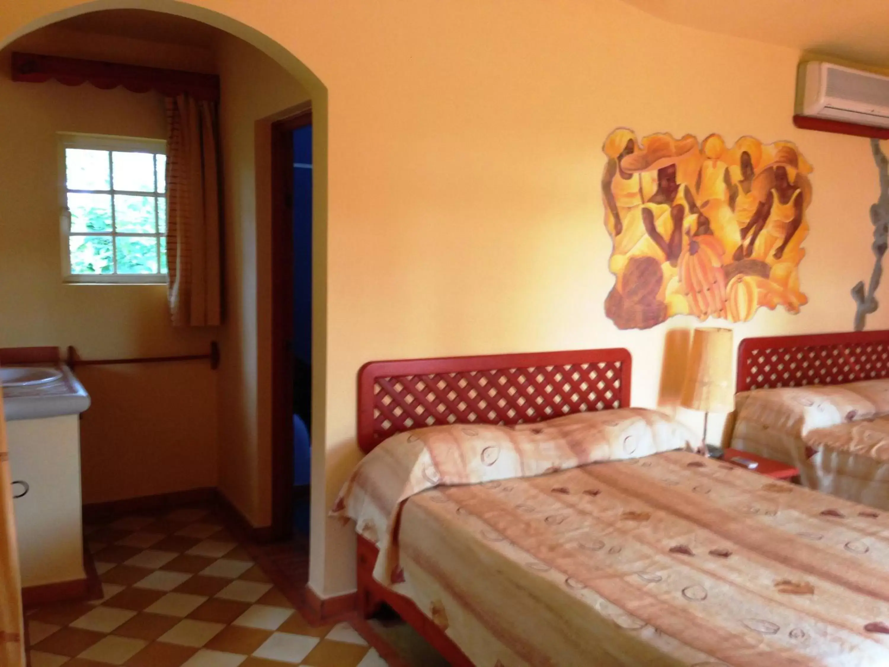 Decorative detail, Bed in Hotel - Residencial Madrugada