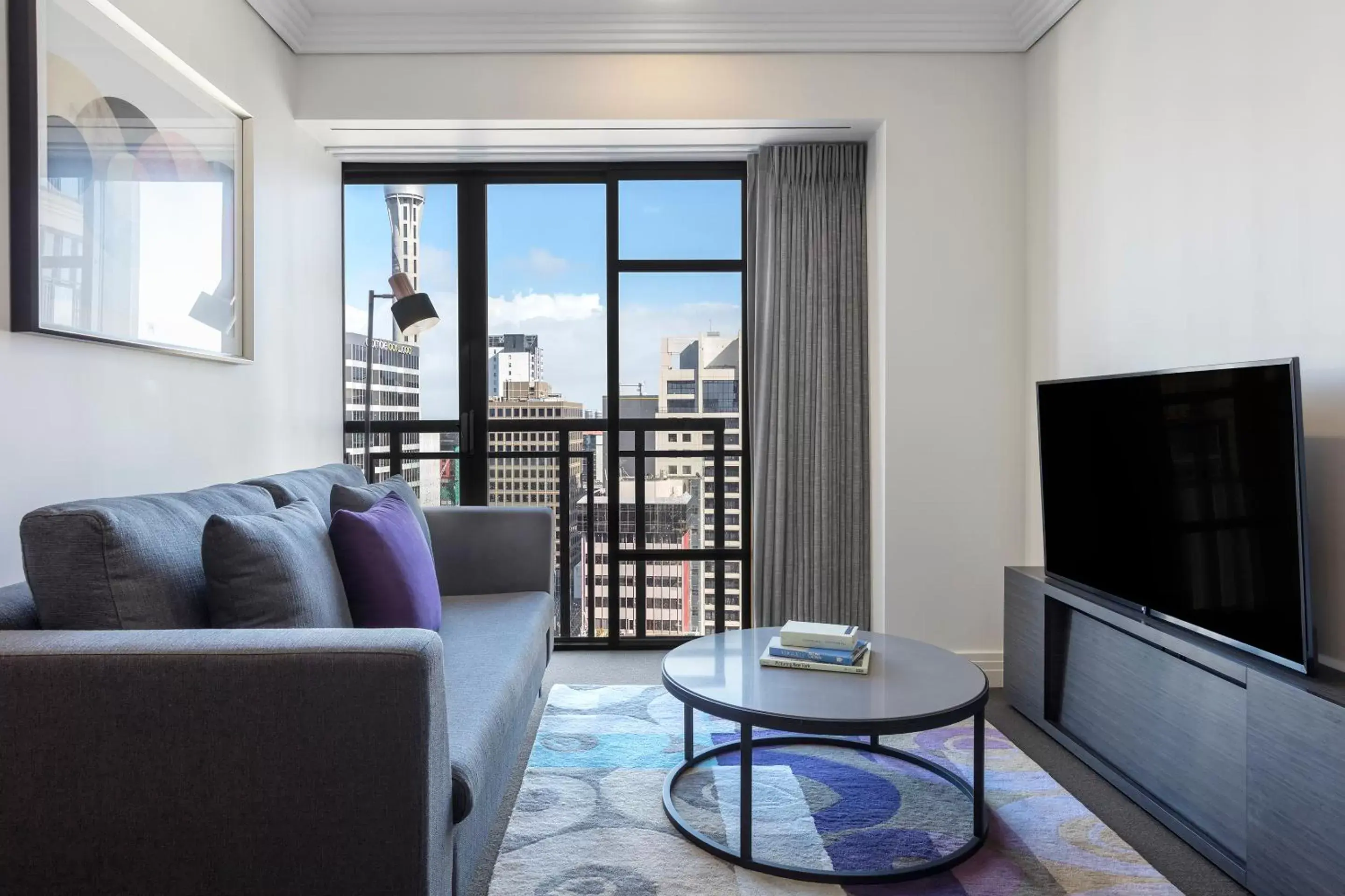 Living room, Seating Area in Avani Metropolis Auckland Residences