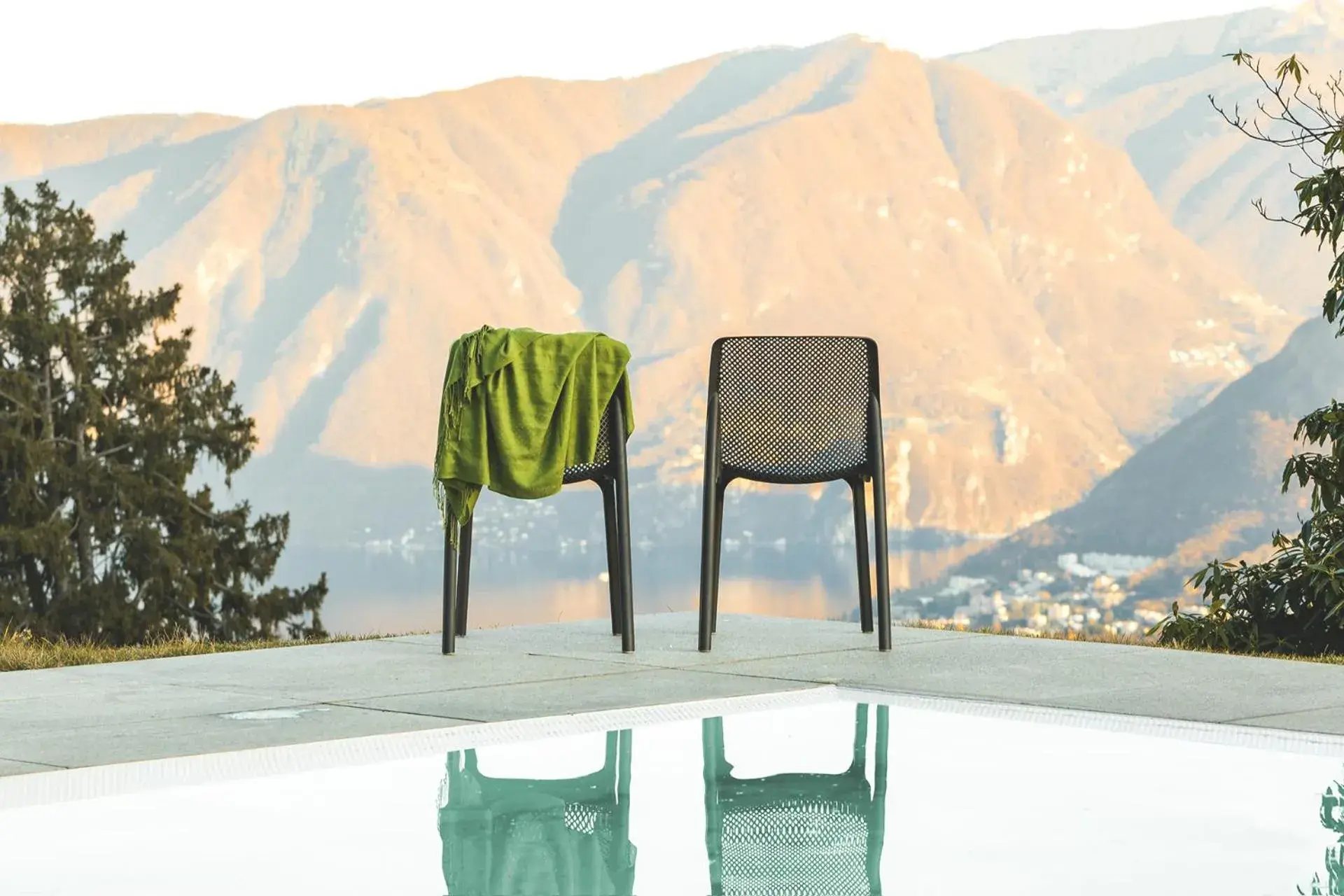 Mountain view, Winter in Kurhaus Cademario Hotel & DOT Spa - Ticino Hotels Group