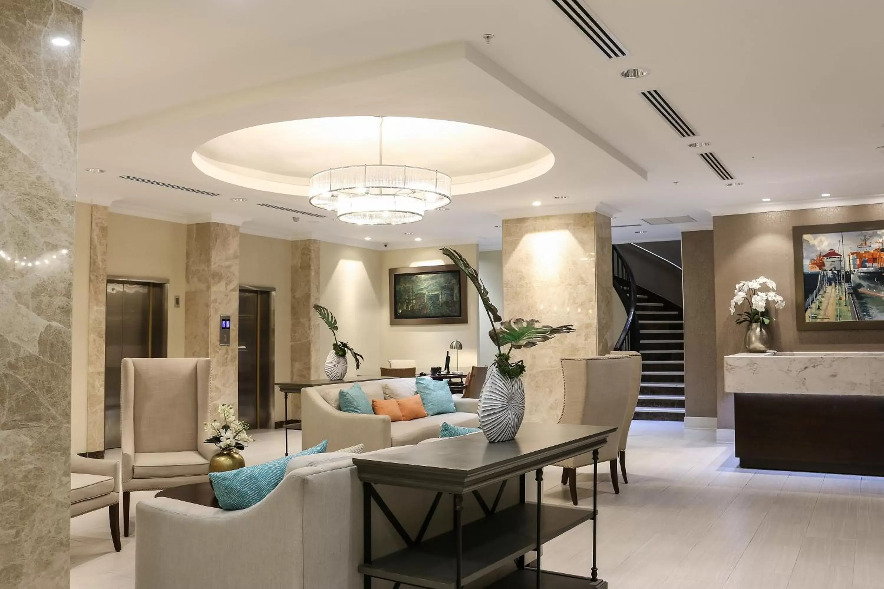 Lobby or reception in The Executive Hotel Lobby or reception in The Executive Hotel