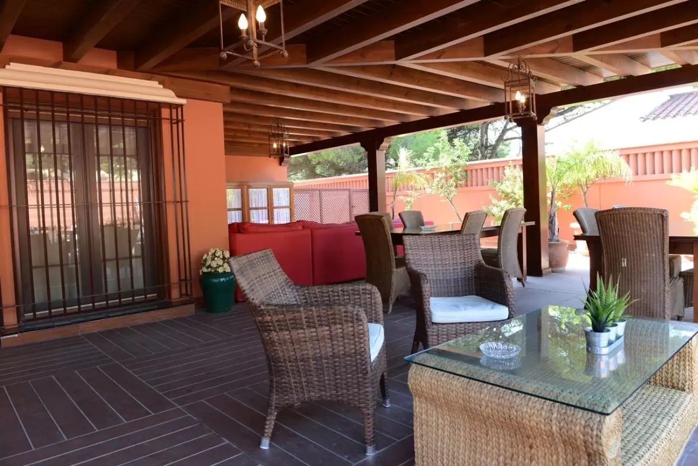 Balcony/Terrace, Seating Area in Hotel Coral Playa