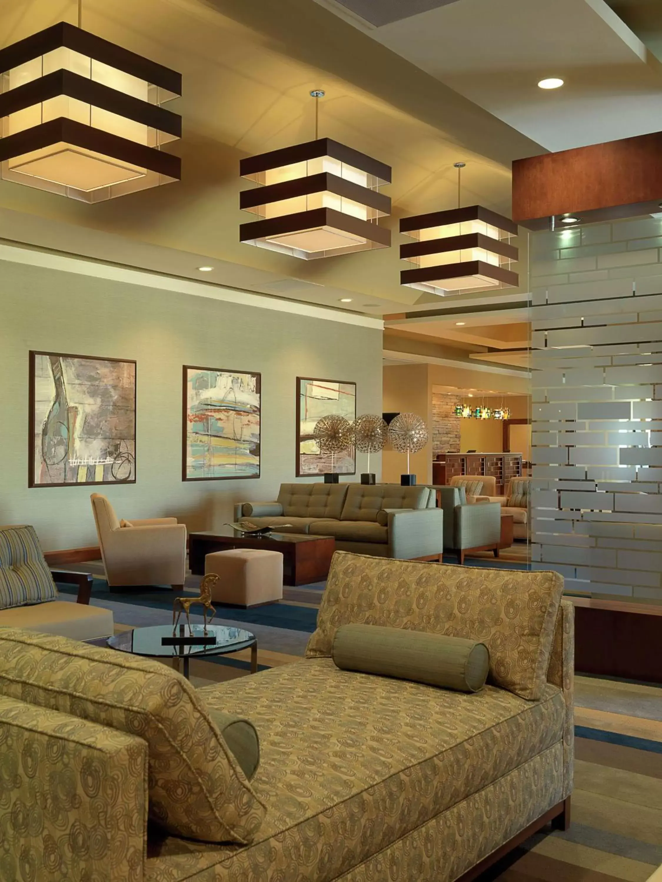 Lobby or reception, Seating Area in DoubleTree by Hilton Collinsville/St.Louis