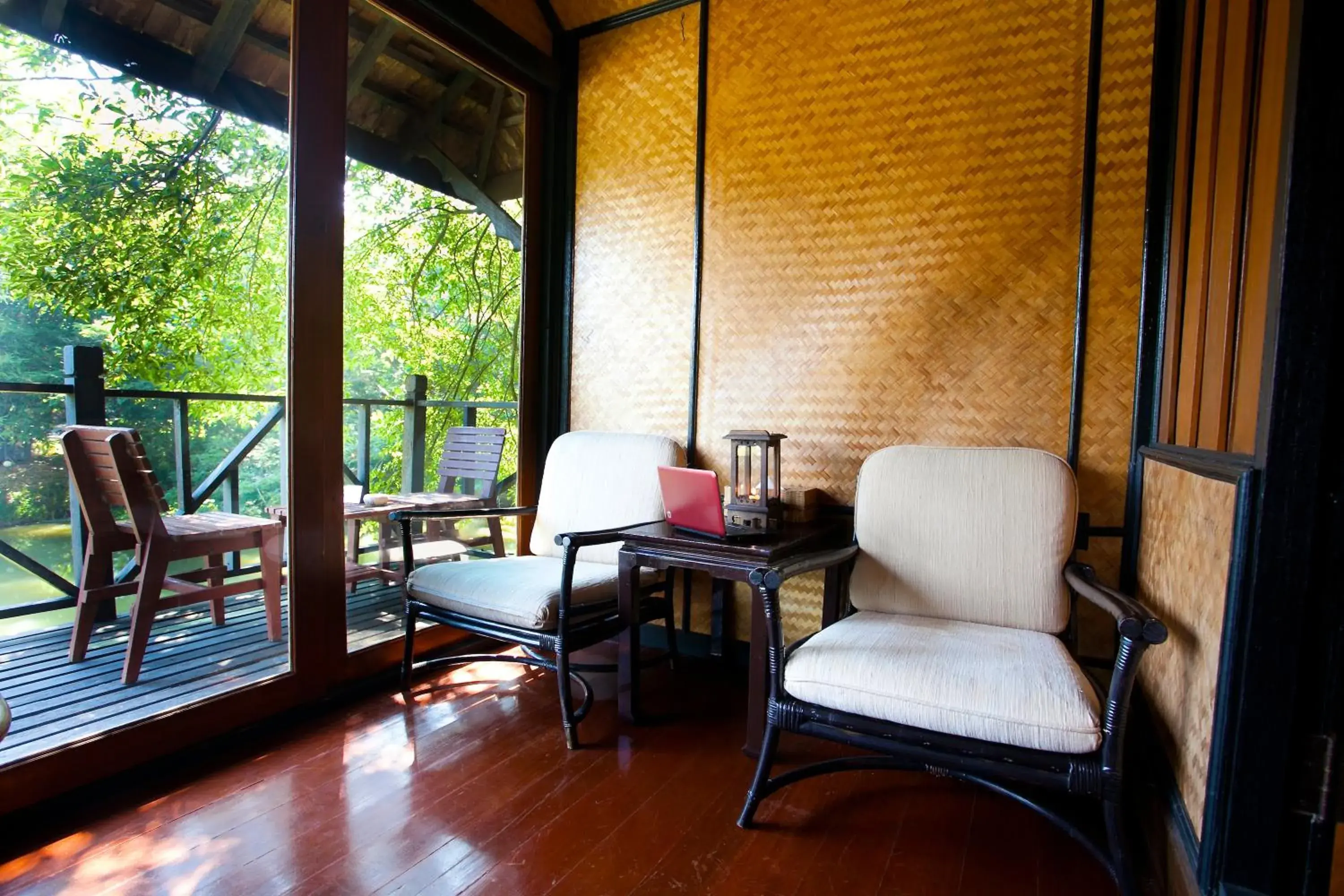 Seating Area in Lampang River Lodge (SHA Certified)