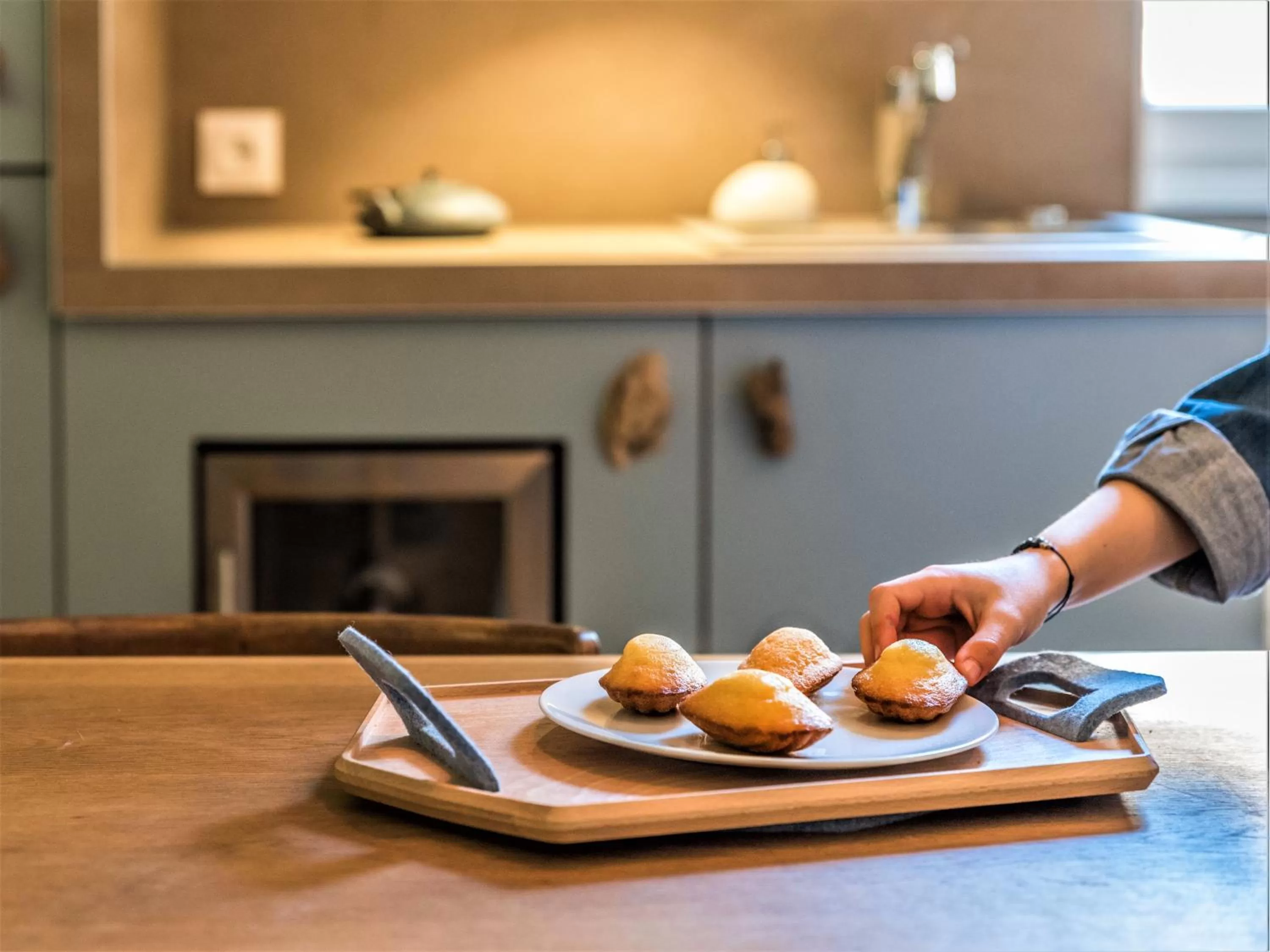 Kitchen or kitchenette in MiHotel Bellecour