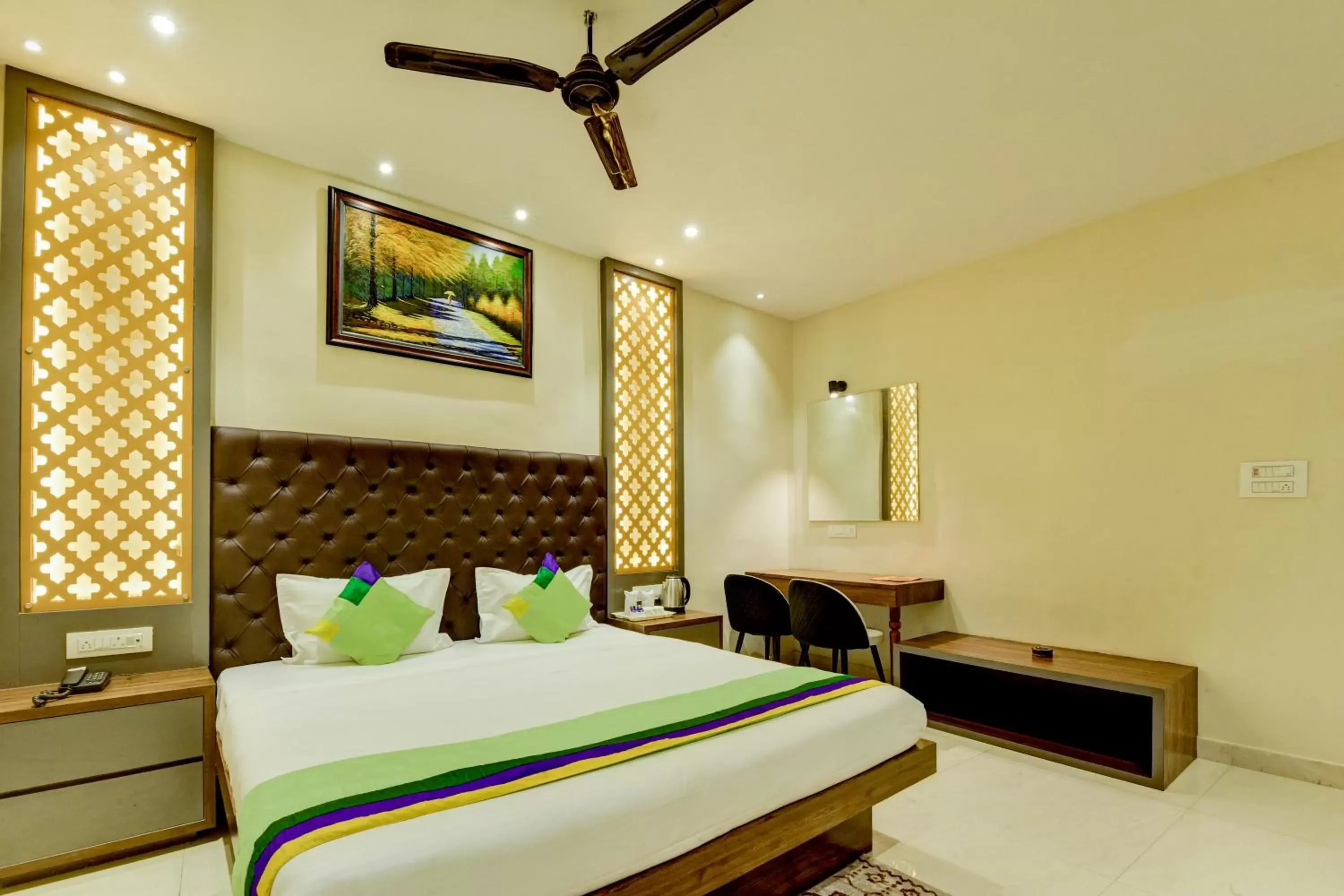 Bed in Treebo Trend Winsome Banquet And Resort