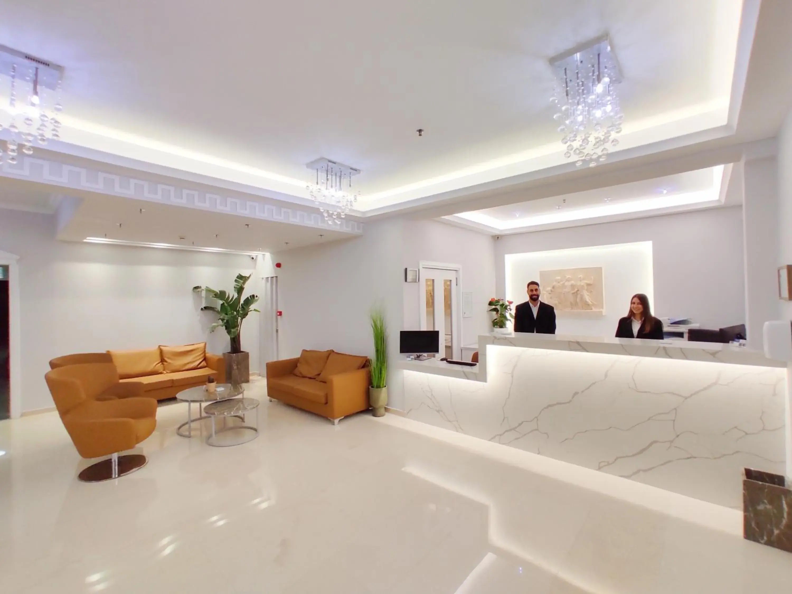 Staff, Lobby/Reception in Hotel Parthenon Rodos city
