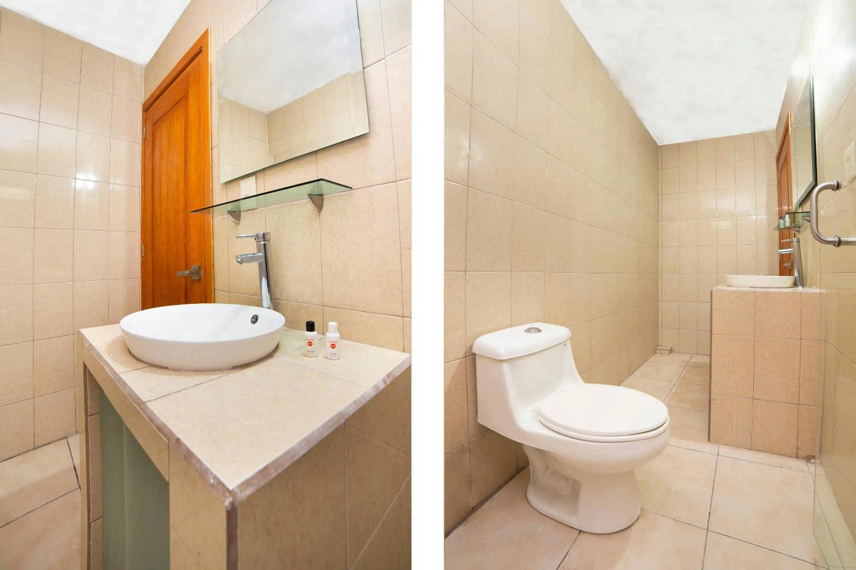 Bathroom in OYO Promenade