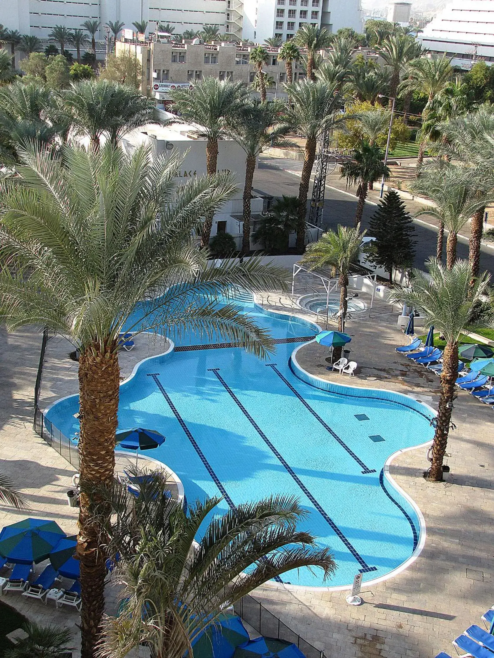 Pool View in Caesar Premier Eilat Hotel