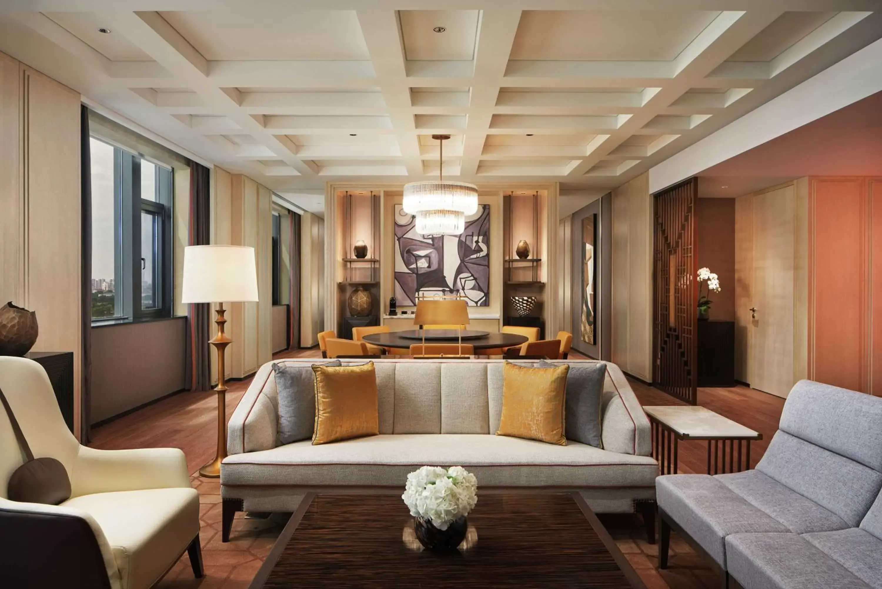 Living room, Lobby/Reception in Conrad Tianjin