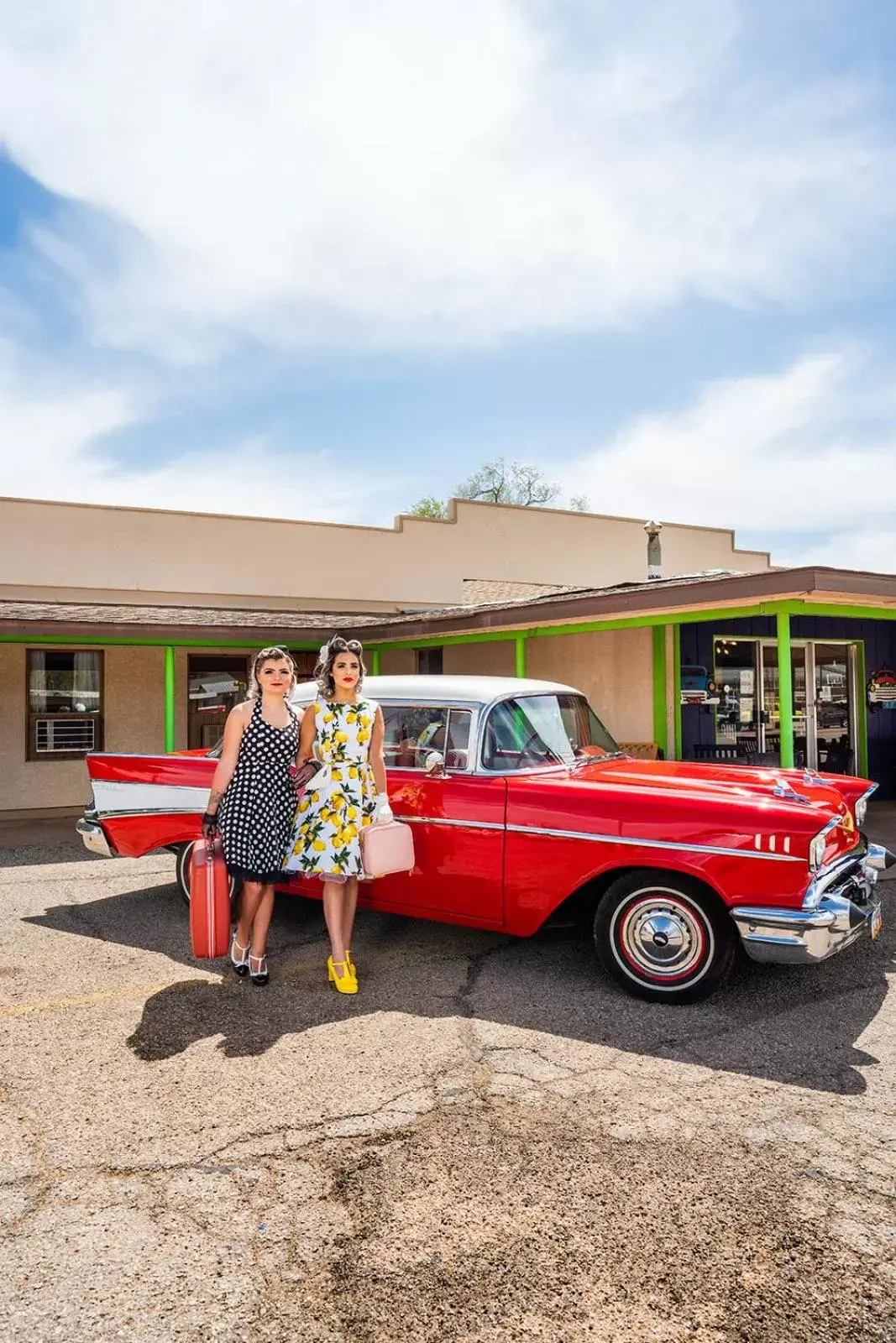 Property building in The Atomic Blue Motor-Inn