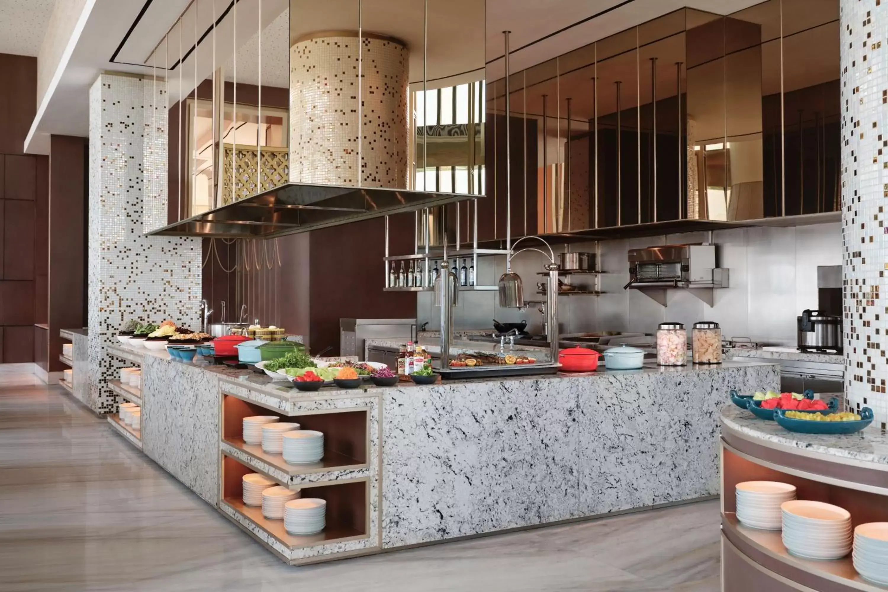 Restaurant/places to eat, Kitchen/Kitchenette in The Westin Surabaya