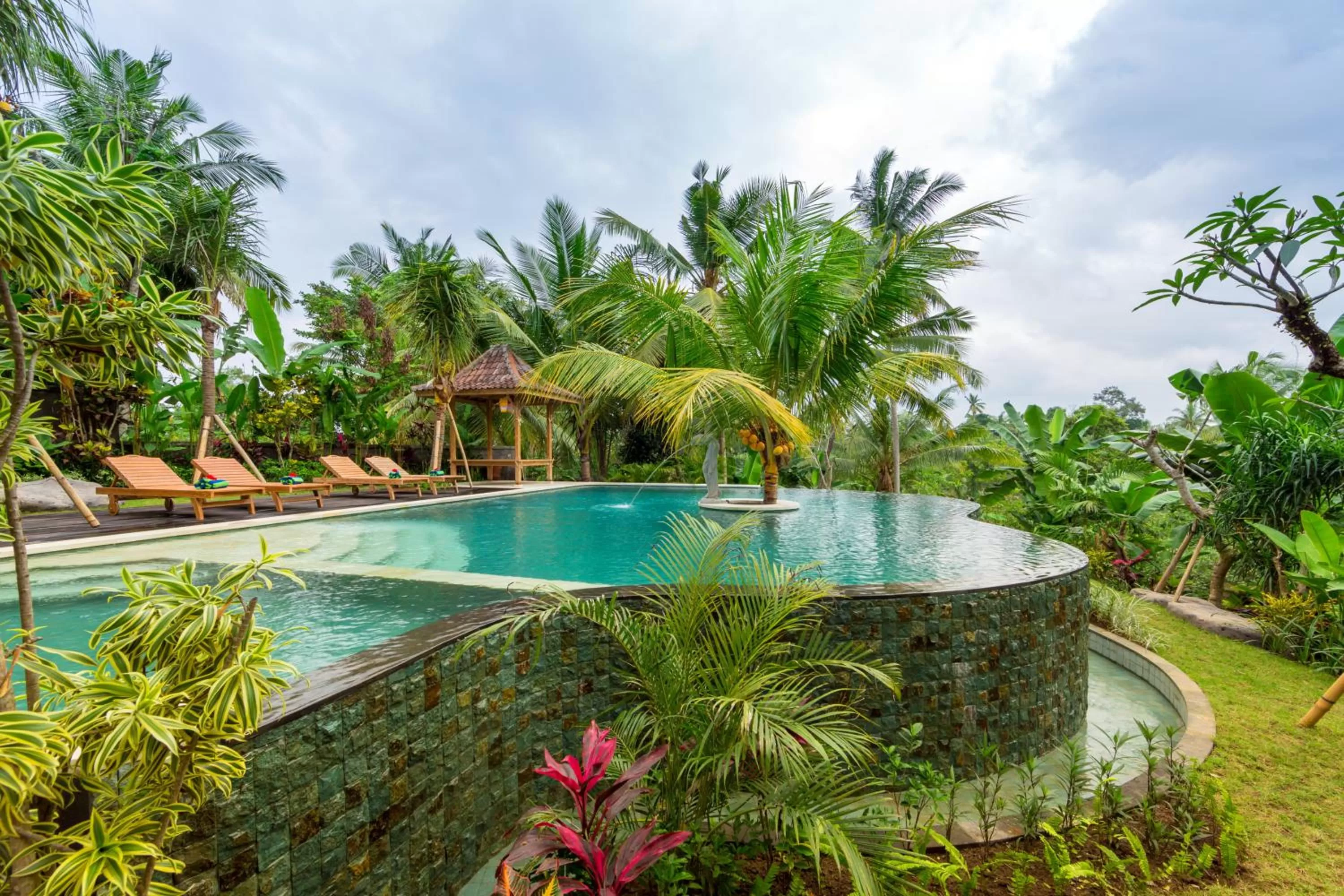 Garden view in Alamdini Resort Ubud