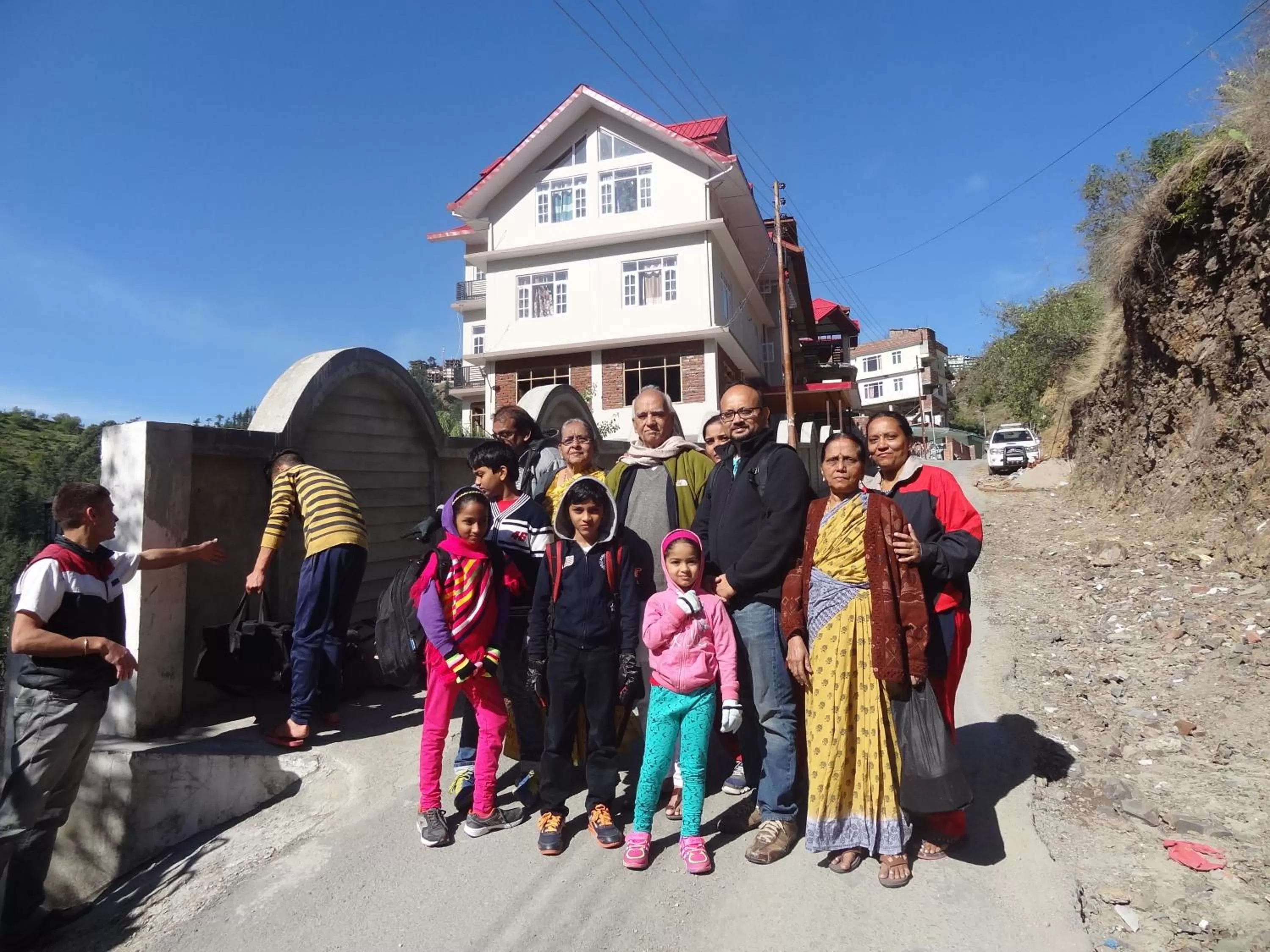 Property building, Winter in Sai Cottage Shimla