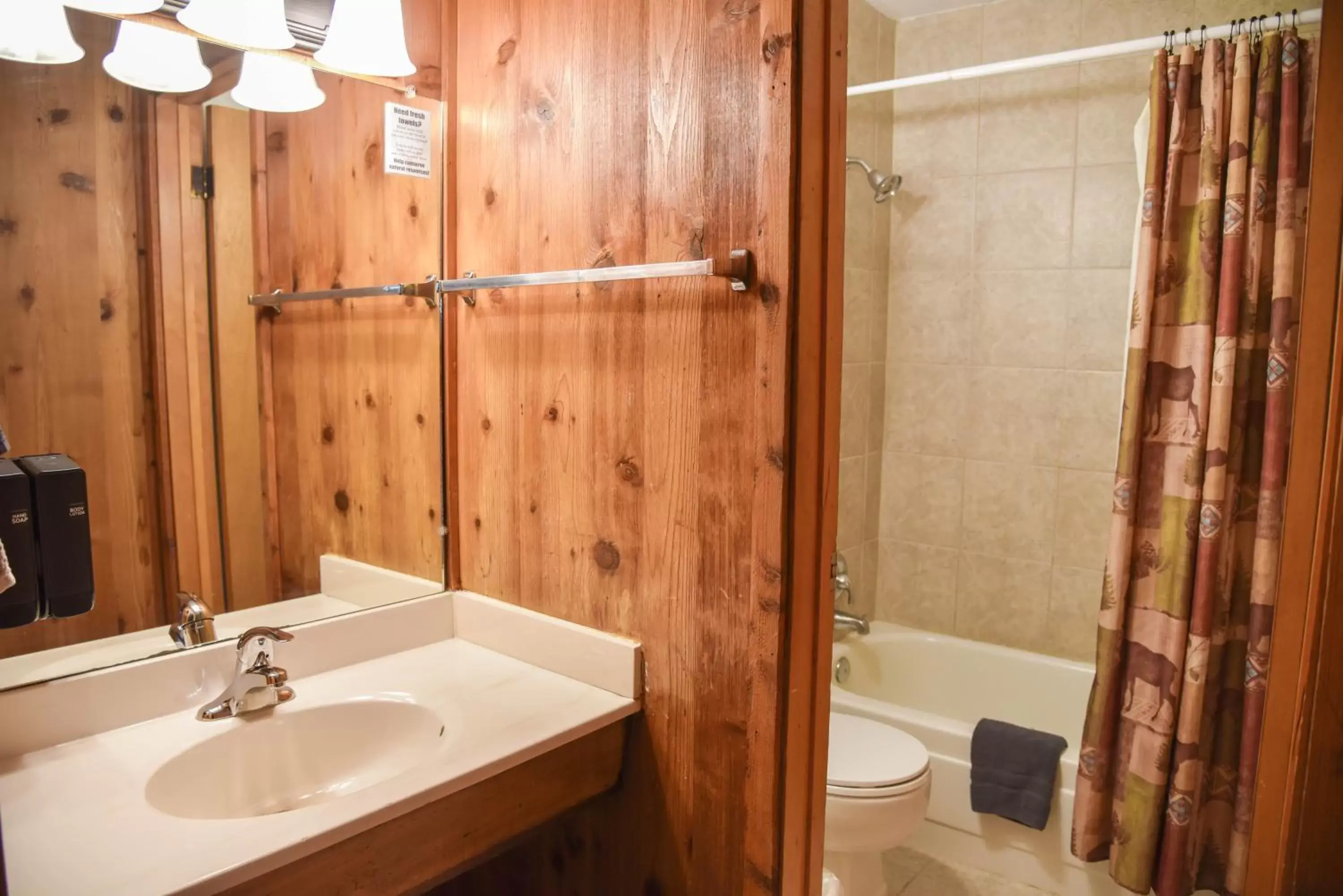 Shower, Bathroom in Alpine Lodge Red River