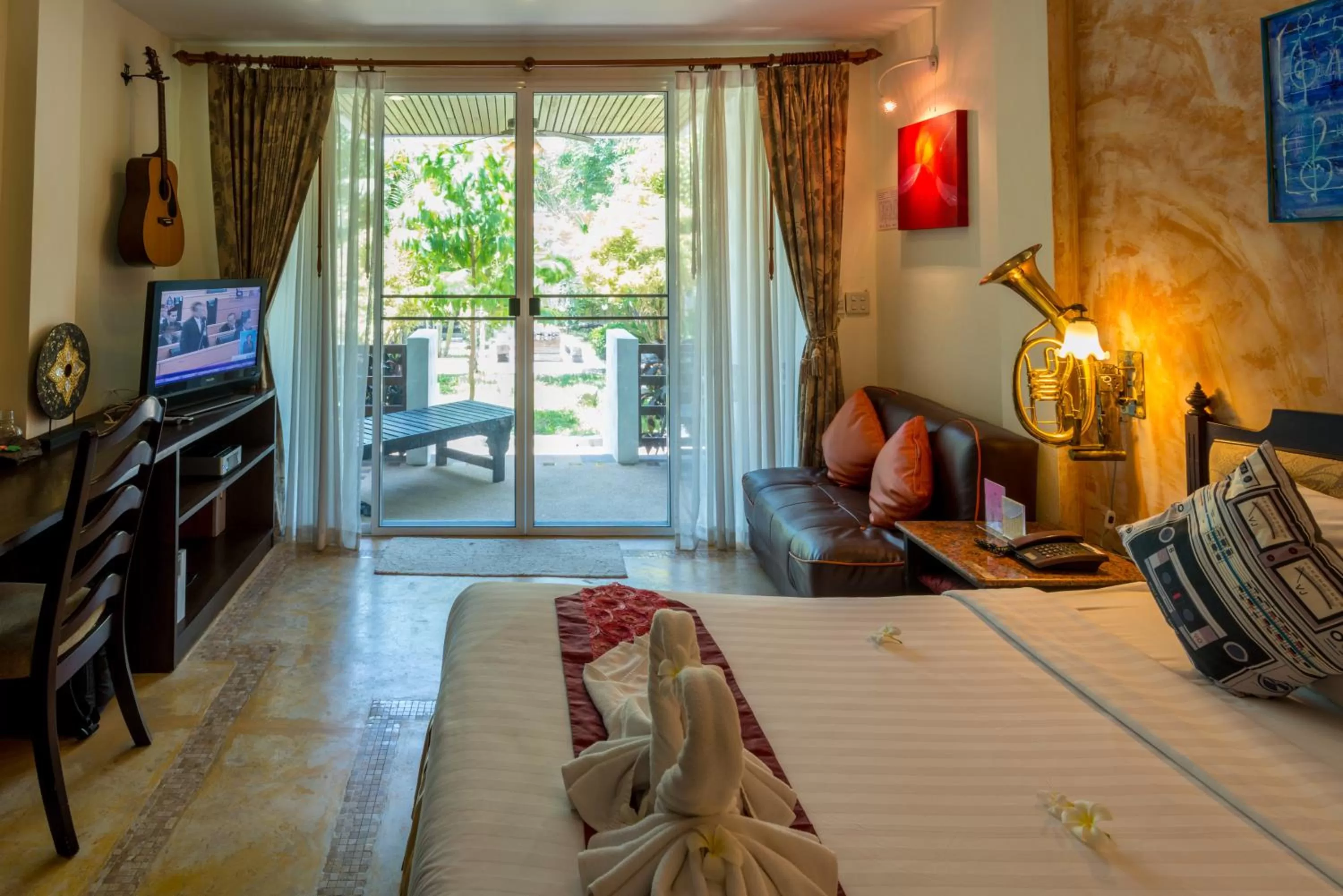 Photo of the whole room, Bed in My Way Hua Hin Music Hotel SHA Extra Plus