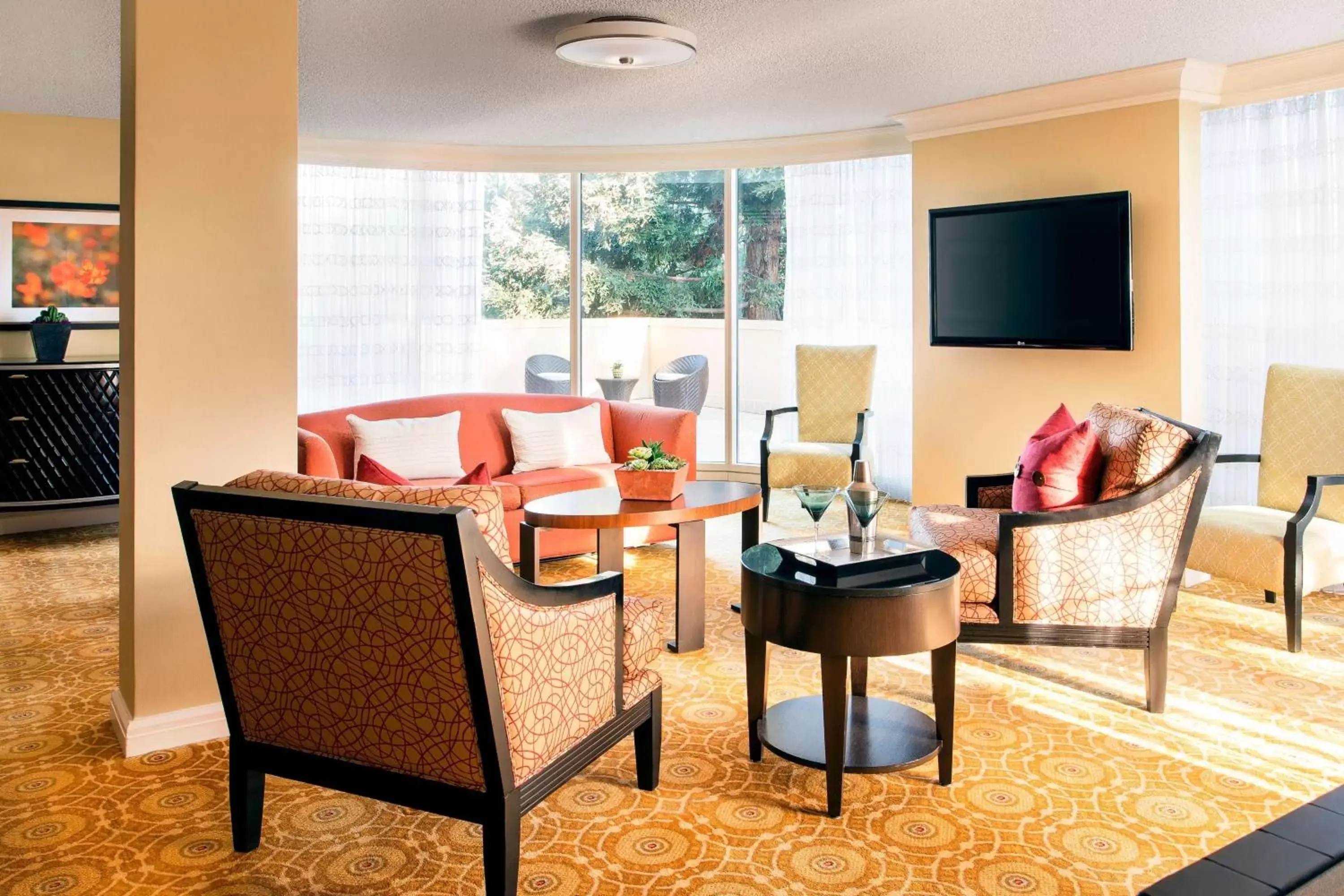 Living room, Seating Area in San Ramon Marriott