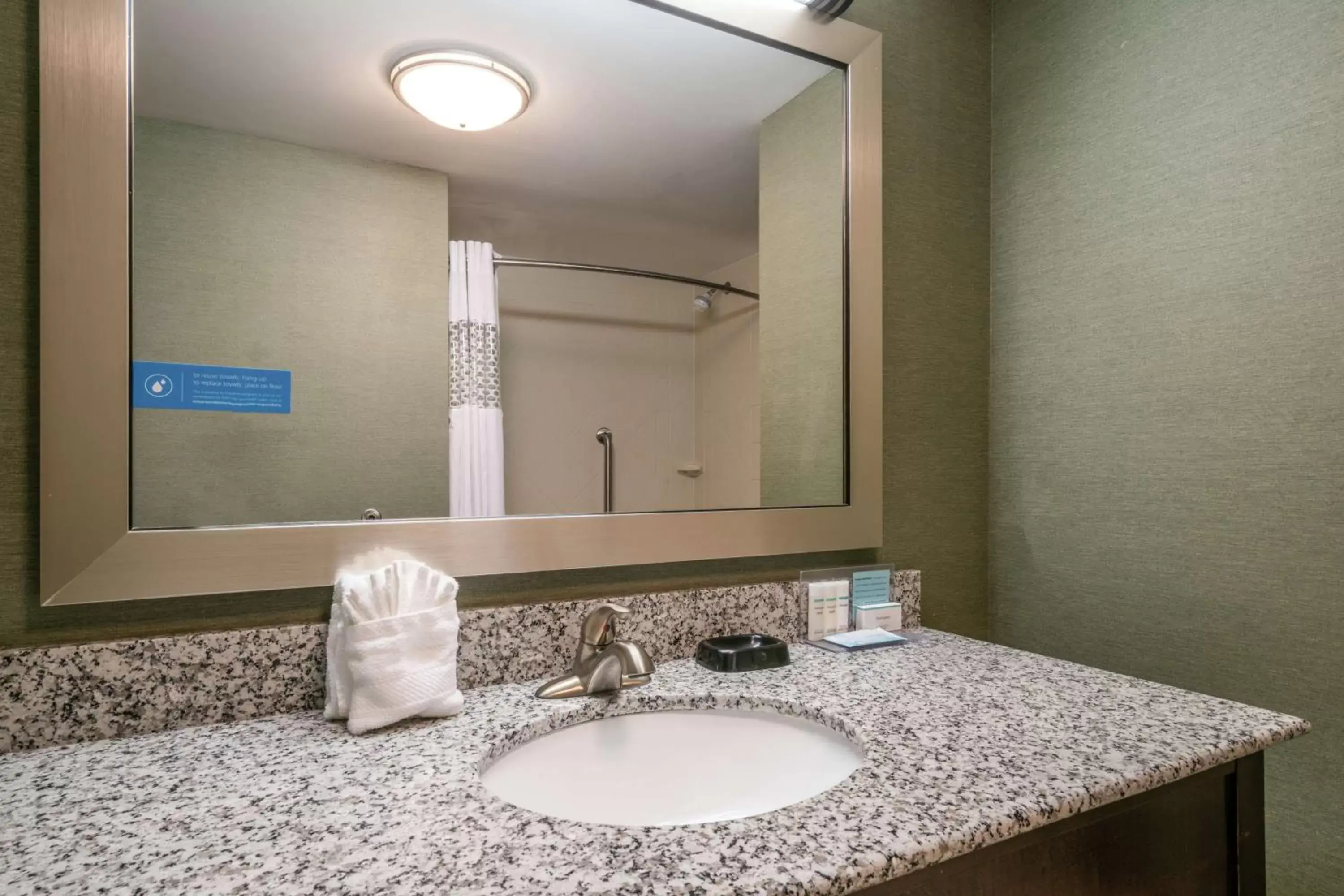 Bathroom in Hampton Inn University Area, Huntington, Wv