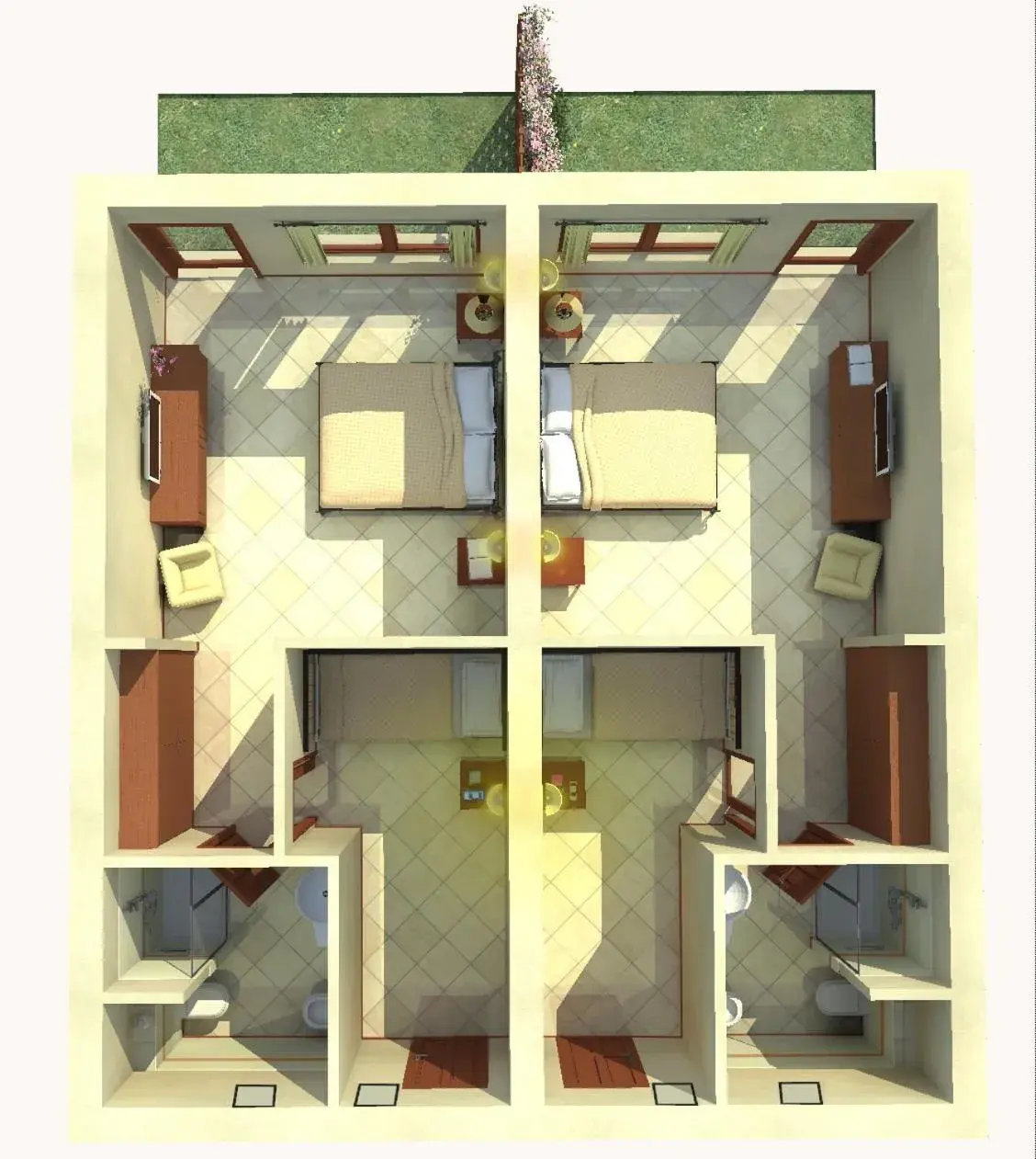 Floor Plan in Hotel Airone isola d'Elba
