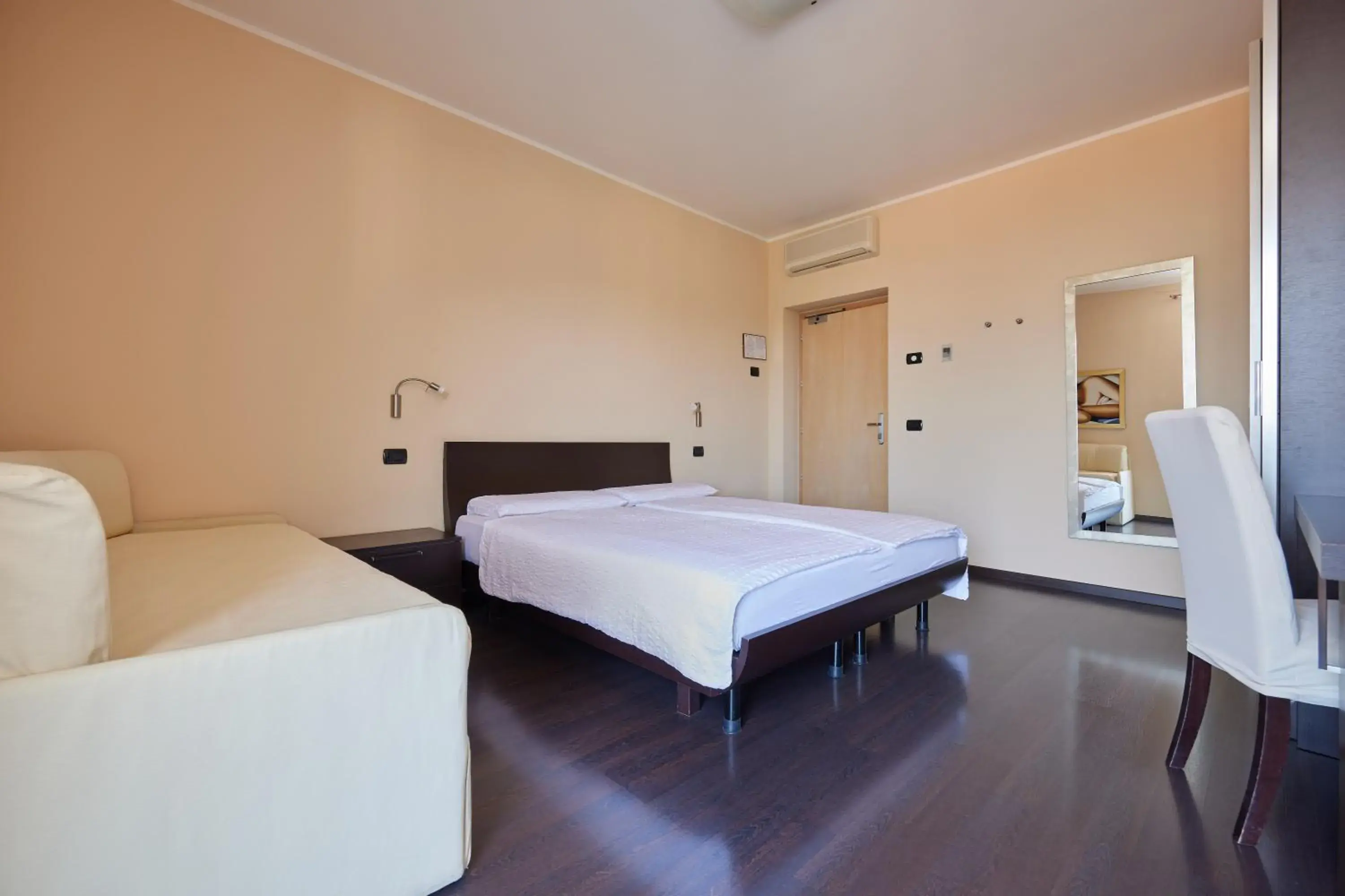 Bed in Hotel Villa Smeralda