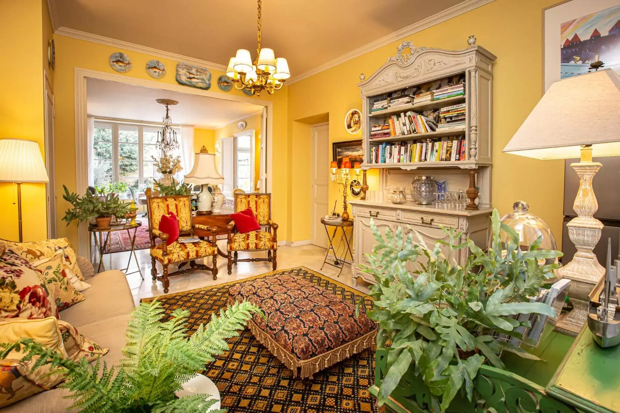 Seating area in Carcassonne Bed and Breakfast du Palais