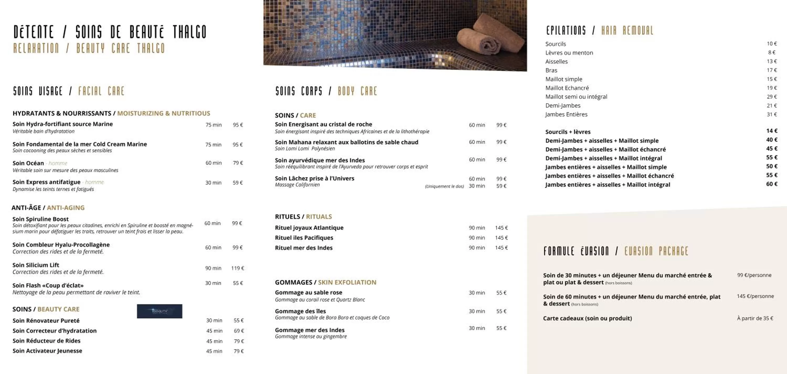 Spa and wellness centre/facilities in Hôtel & SPA Oceania L'Univers Tours