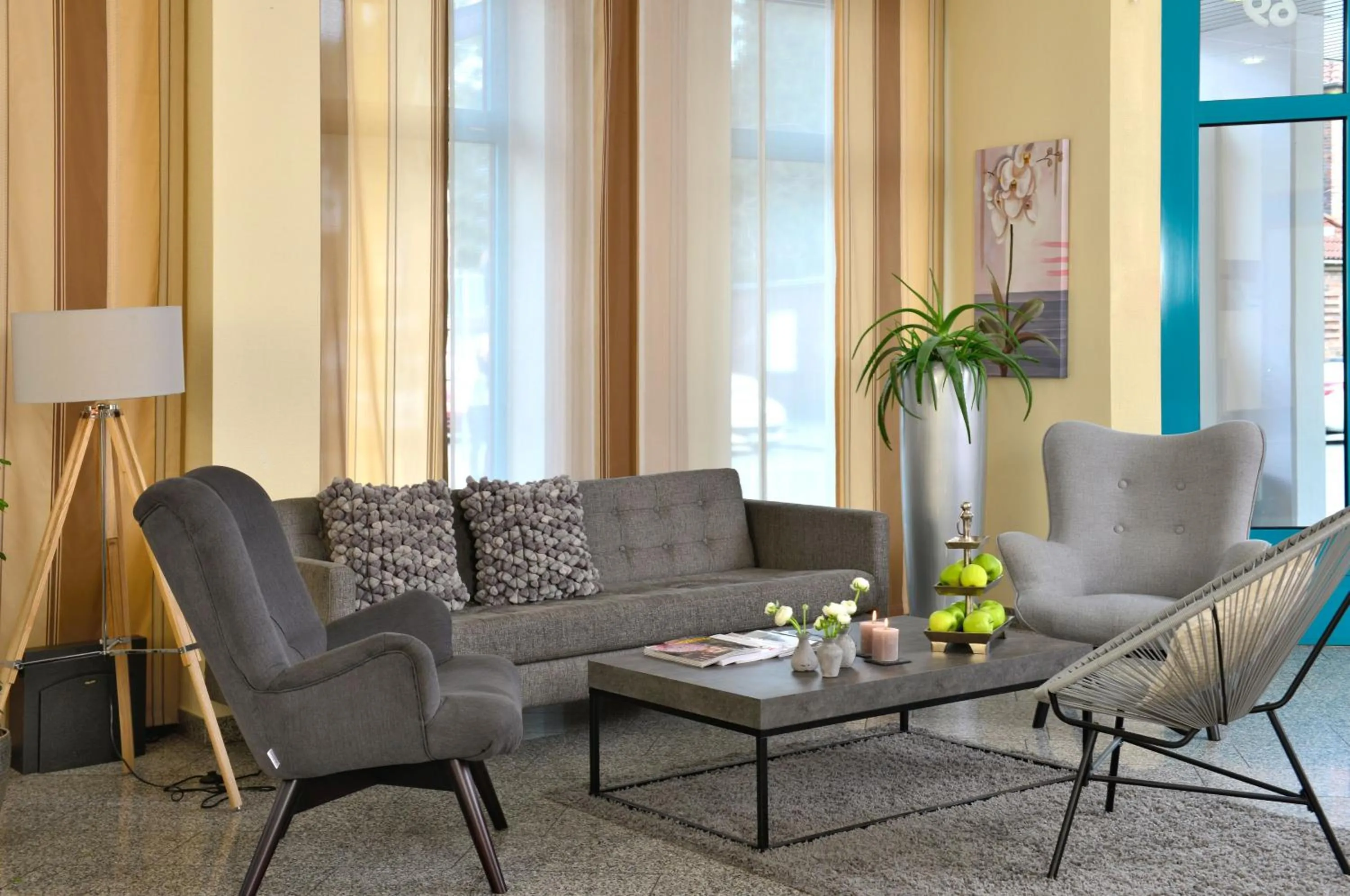 Lobby or reception in Hotel Residenz Oberhausen