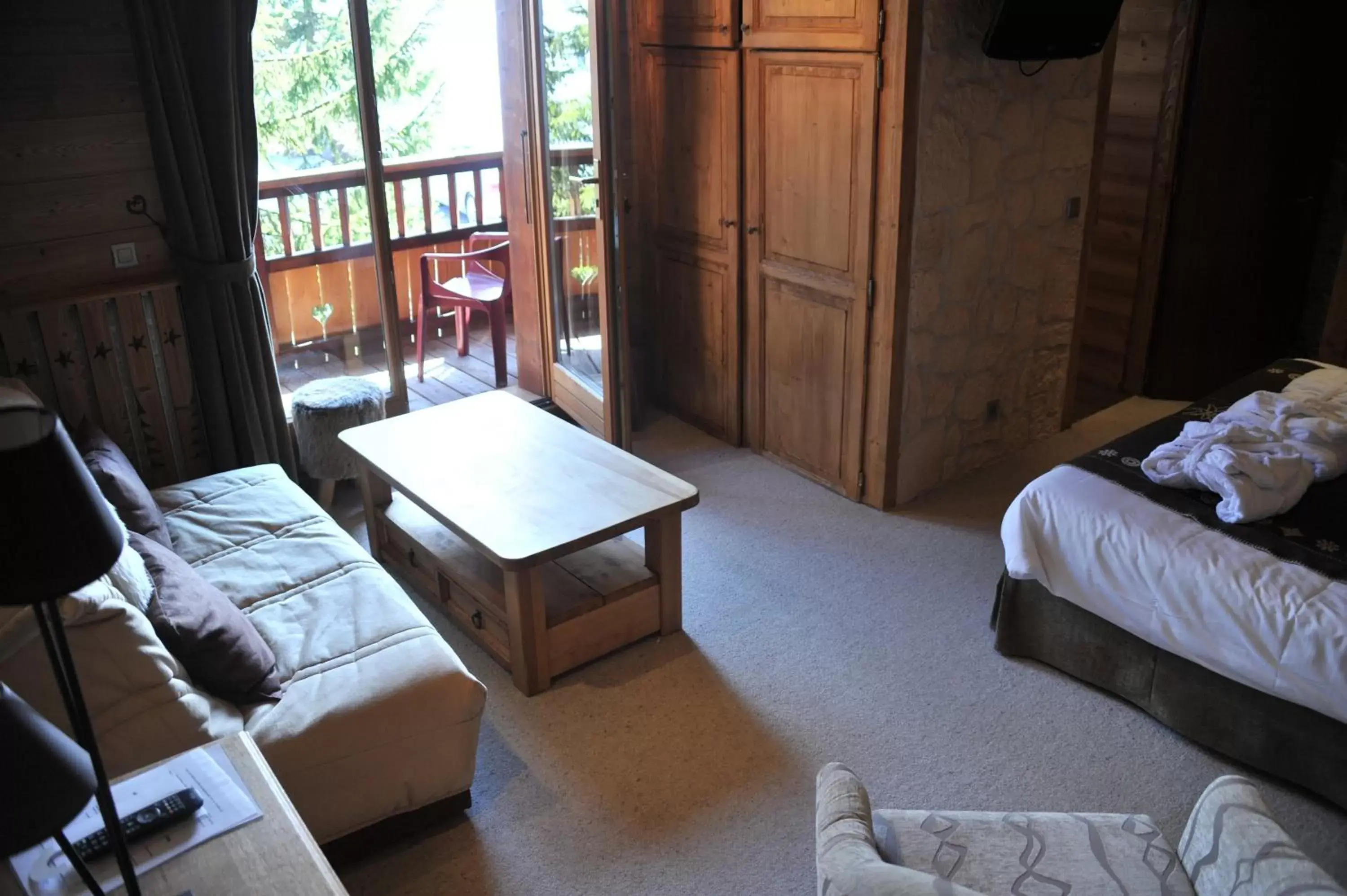 Seating Area in Hôtel Chalet Alpage