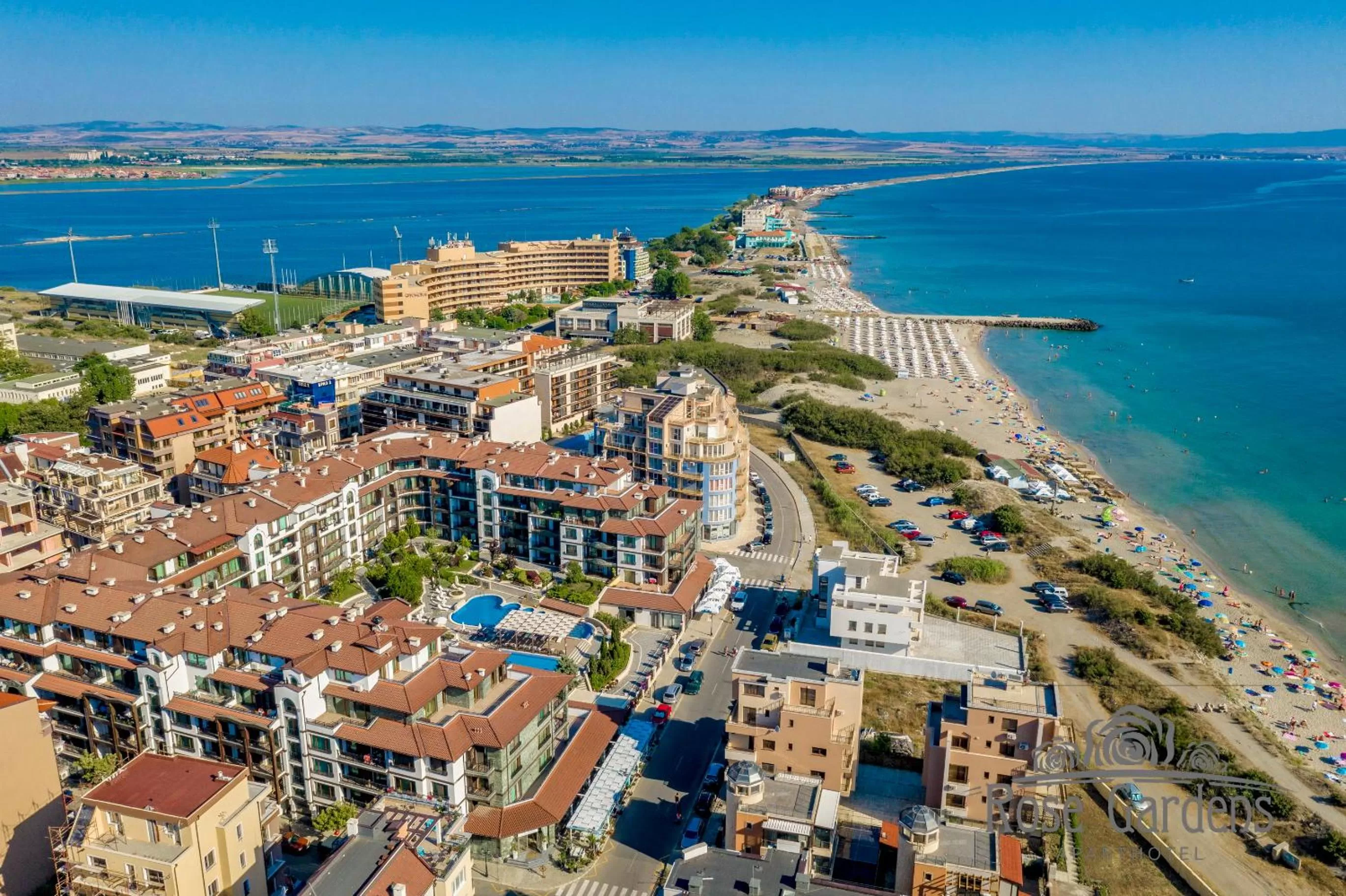 Beach in Rose Gardens Apart Hotel