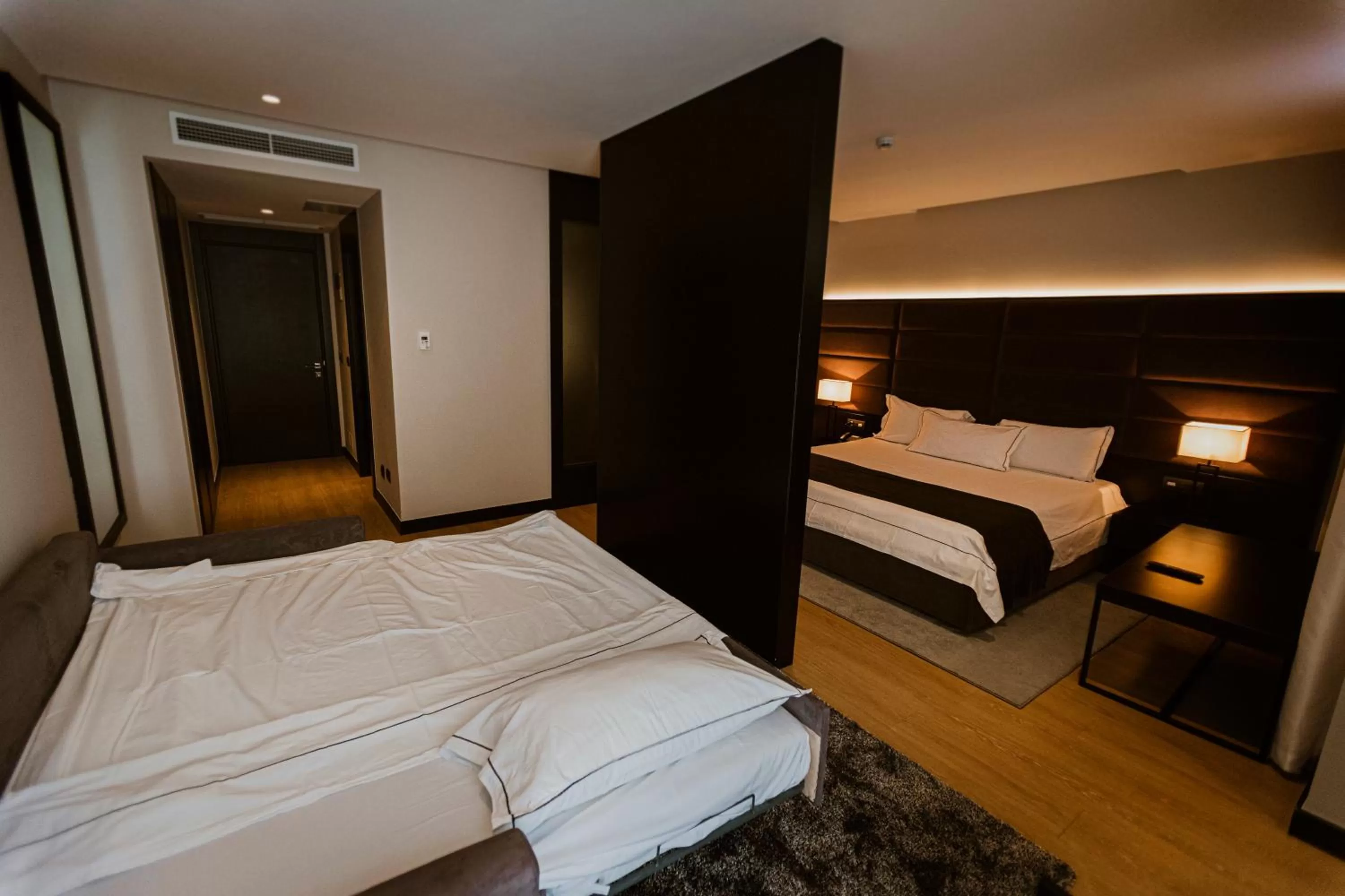 Bed in Privilege Hotel & Spa