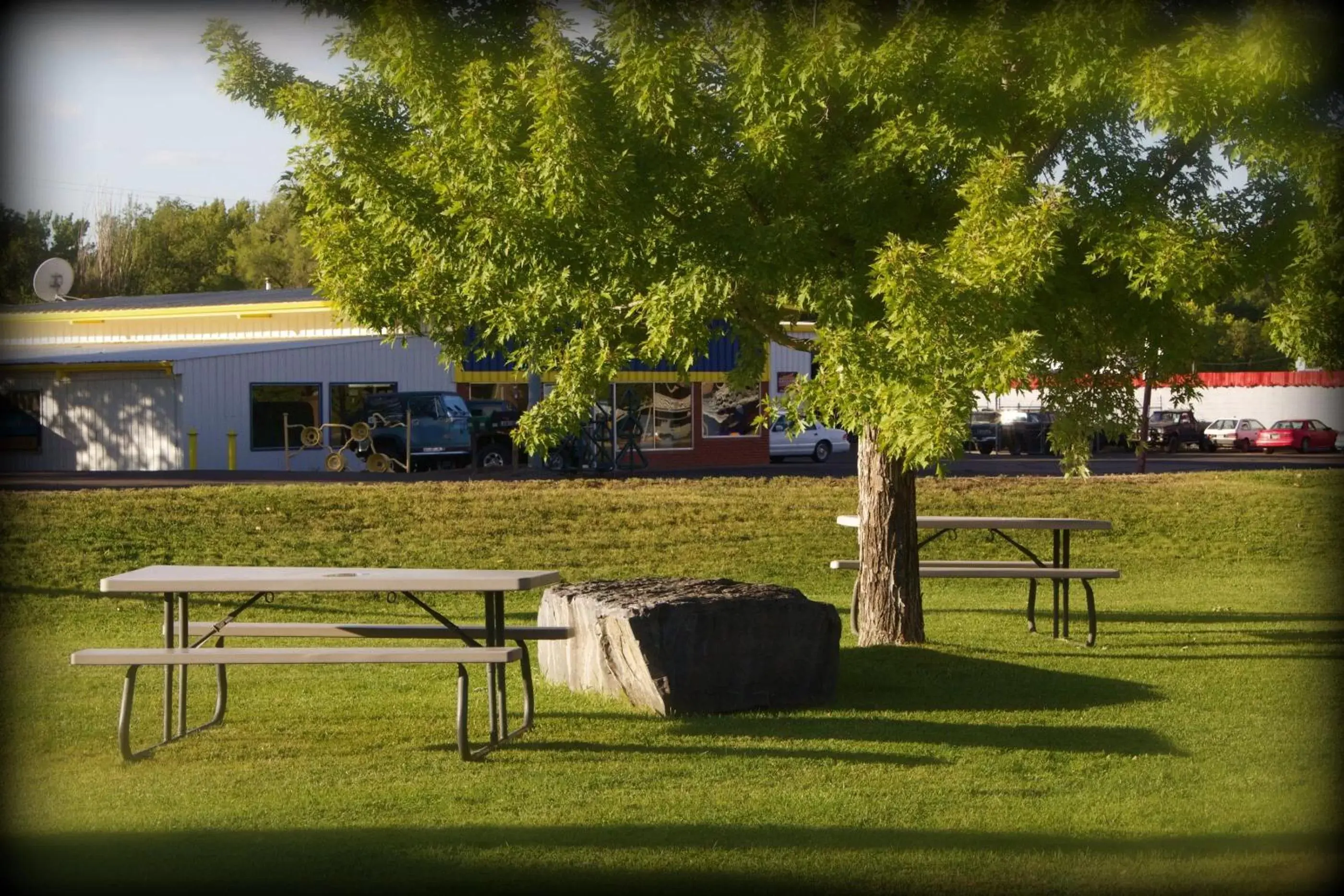 Area and facilities, Garden in Black Canyon Motel