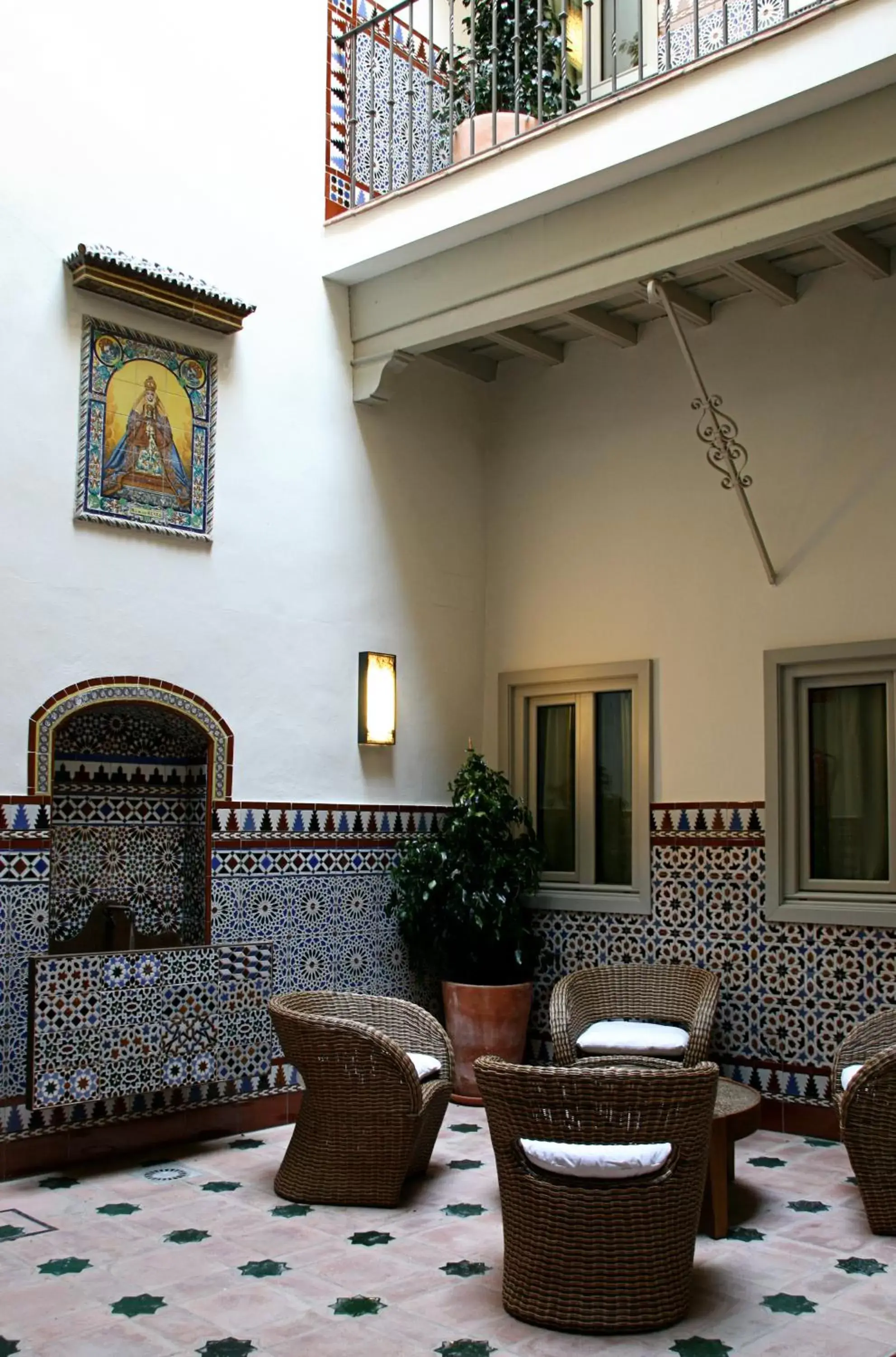 Lobby or reception in Hotel Boutique Casas de Santa Cruz