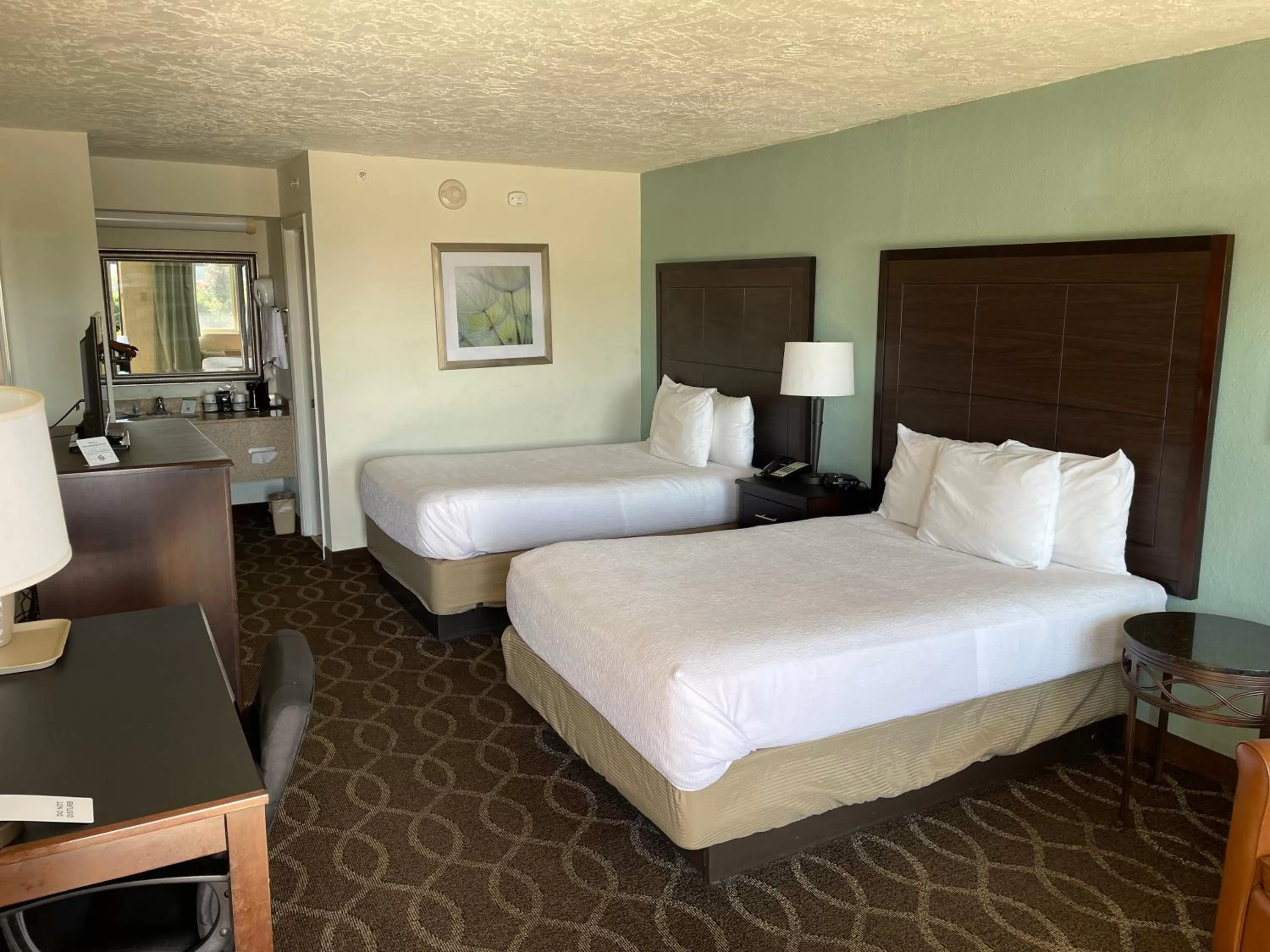 TV and multimedia, Bed in Quality Inn Clinton North