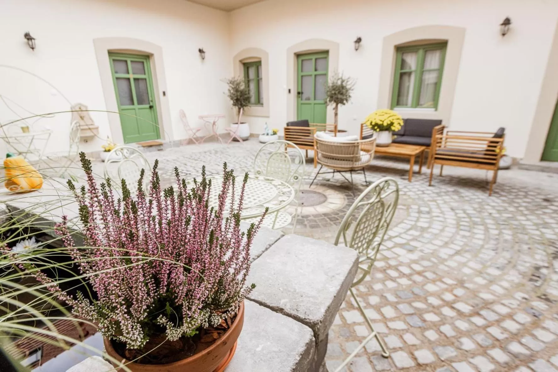 Inner courtyard view in Dunakavics XIII Apartman