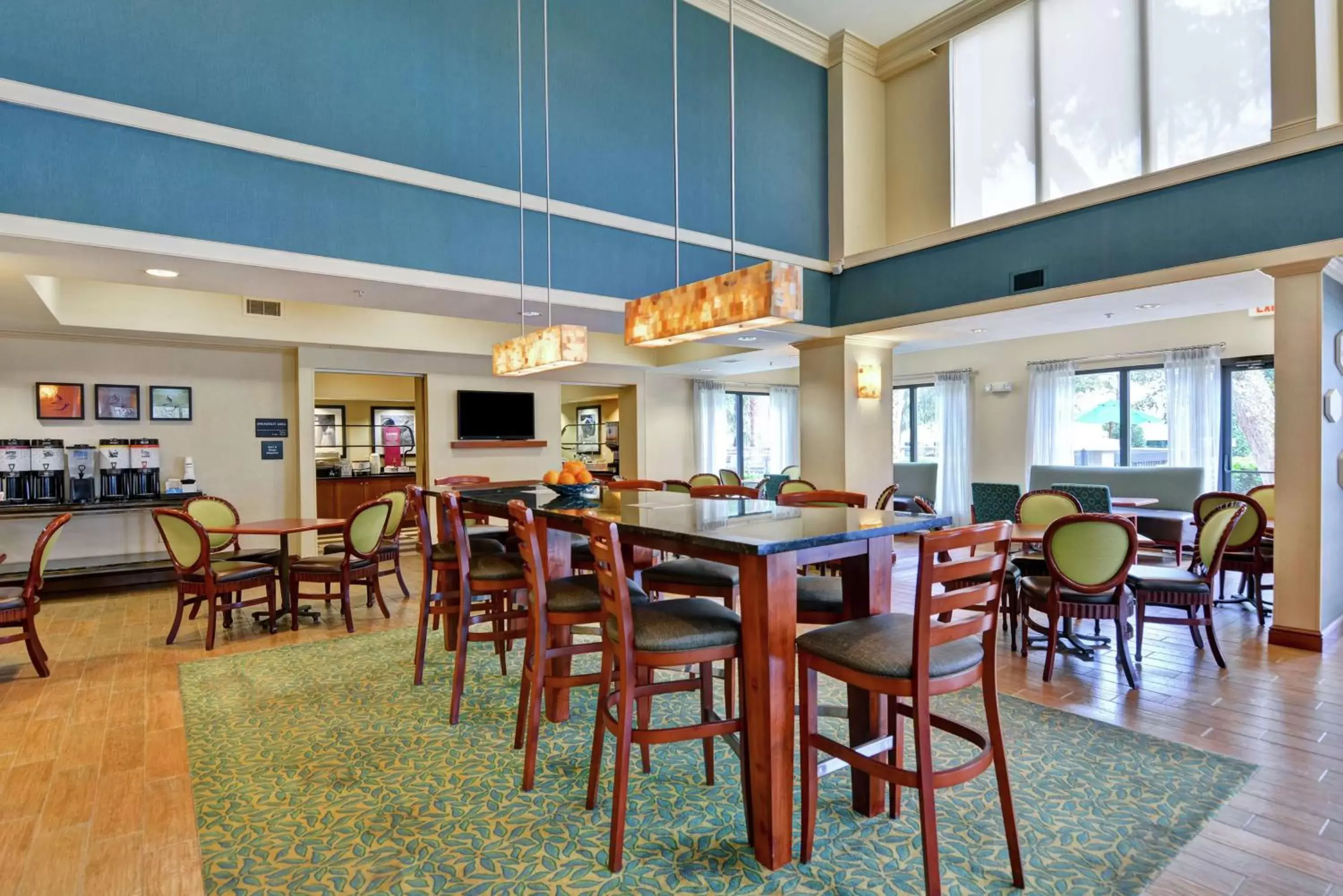 Lobby or reception, Restaurant/Places to Eat in Hampton Inn Jacksonville Ponte Vedra