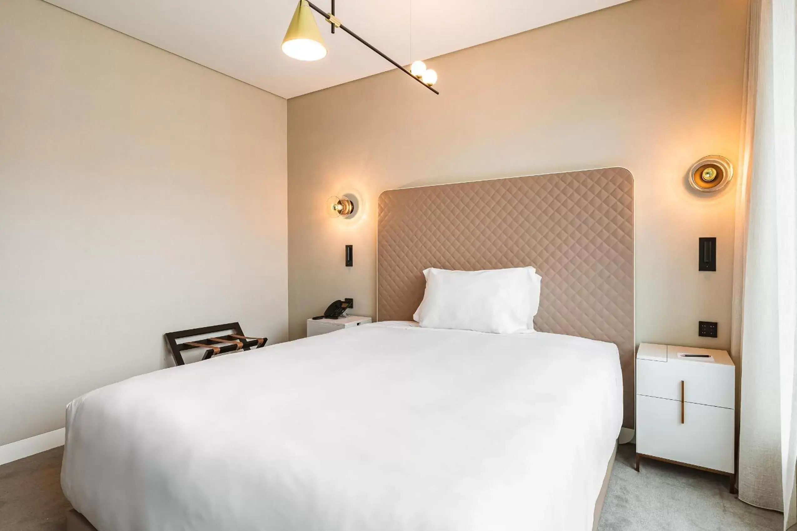 Bedroom, Bed in LUSTER Hotel