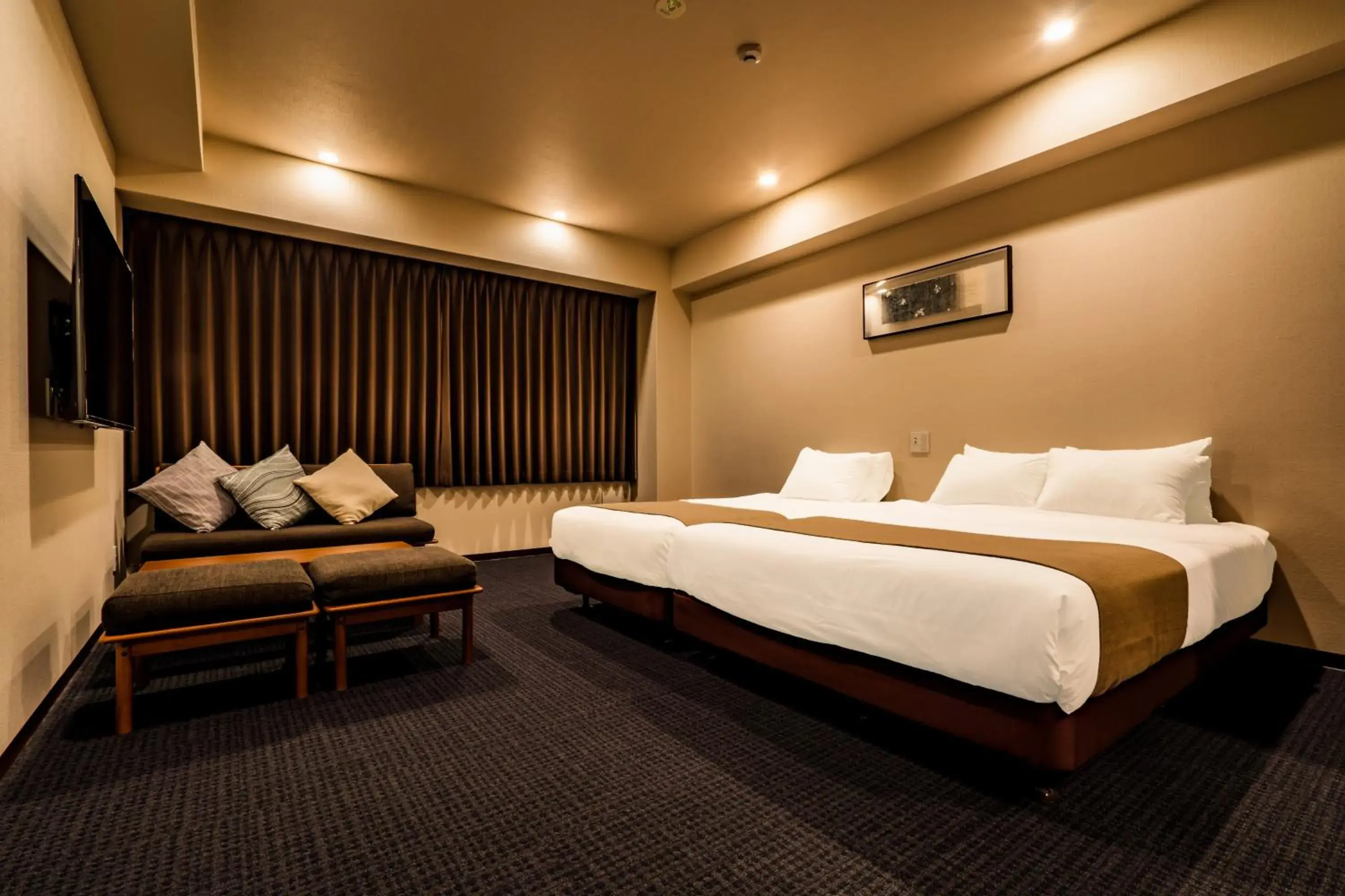 Photo of the whole room, Bed in Randor Residential Hotel Kyoto Suites