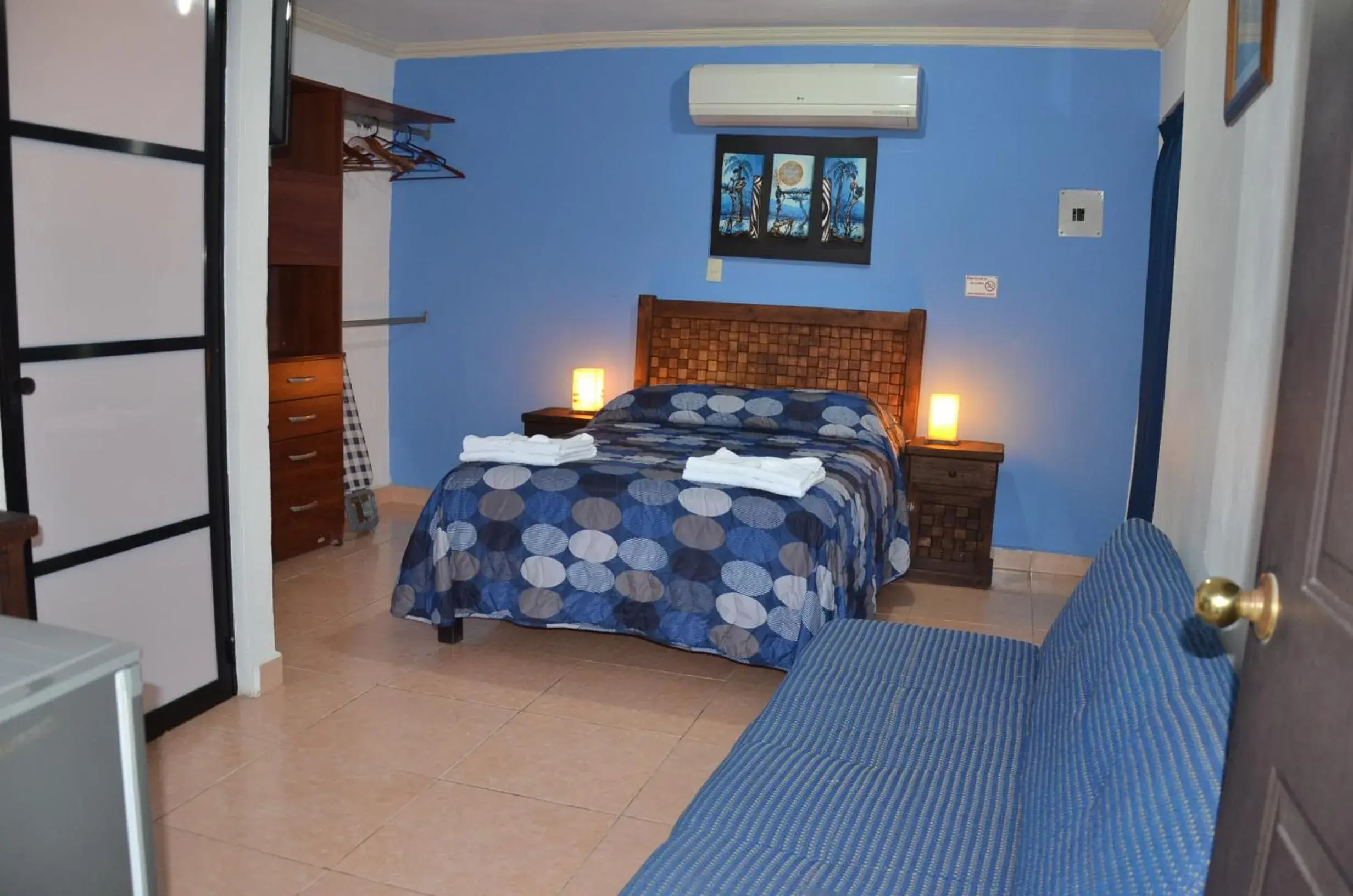 Bed in Terracota Corner Rooms