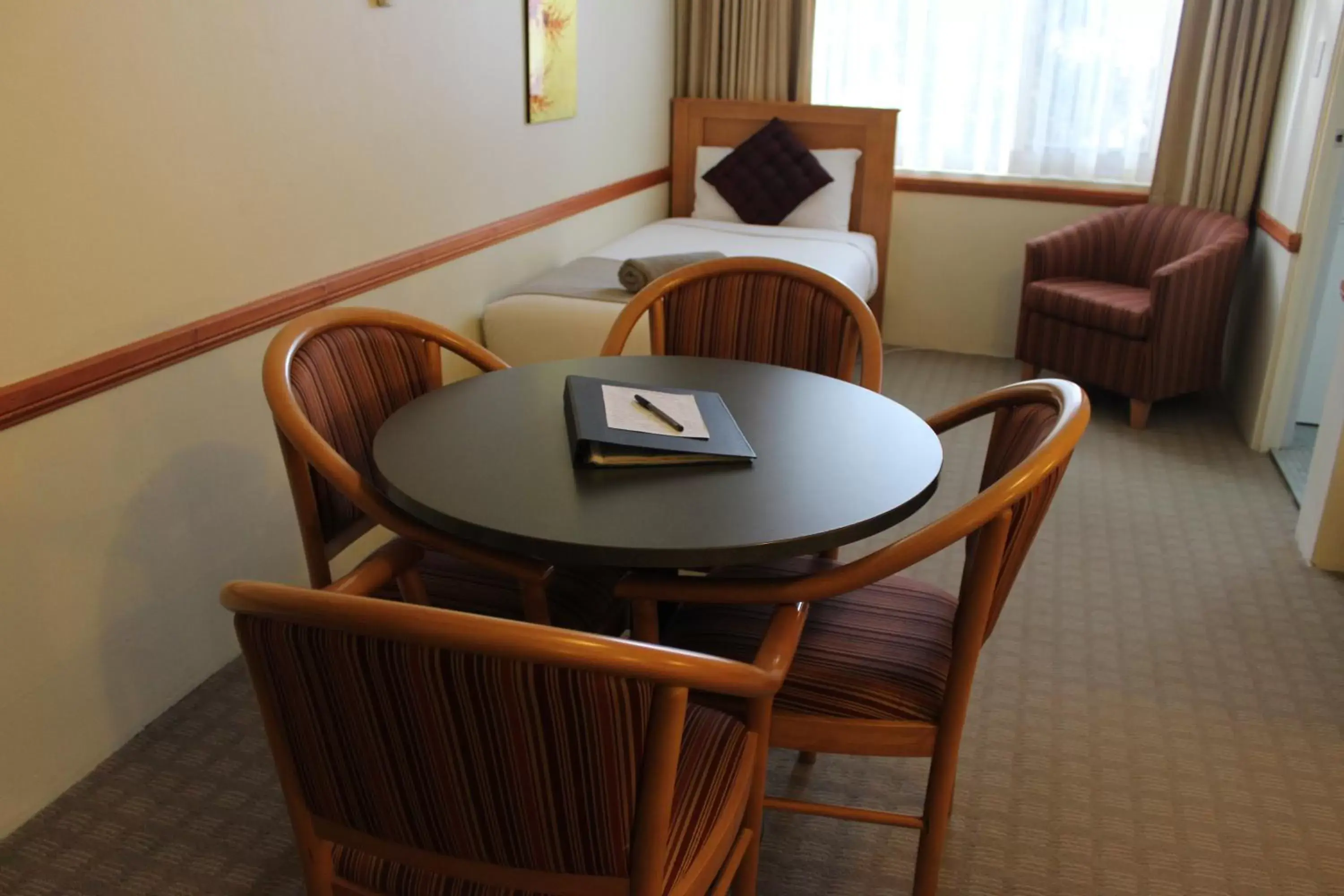 Seating Area in Three Explorers Motel