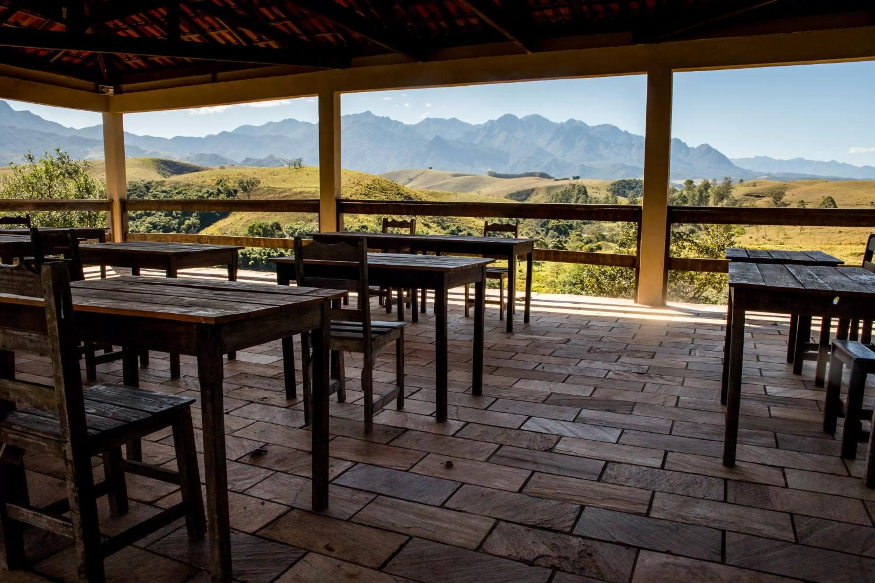 Patio in Pousada Flor da Serra