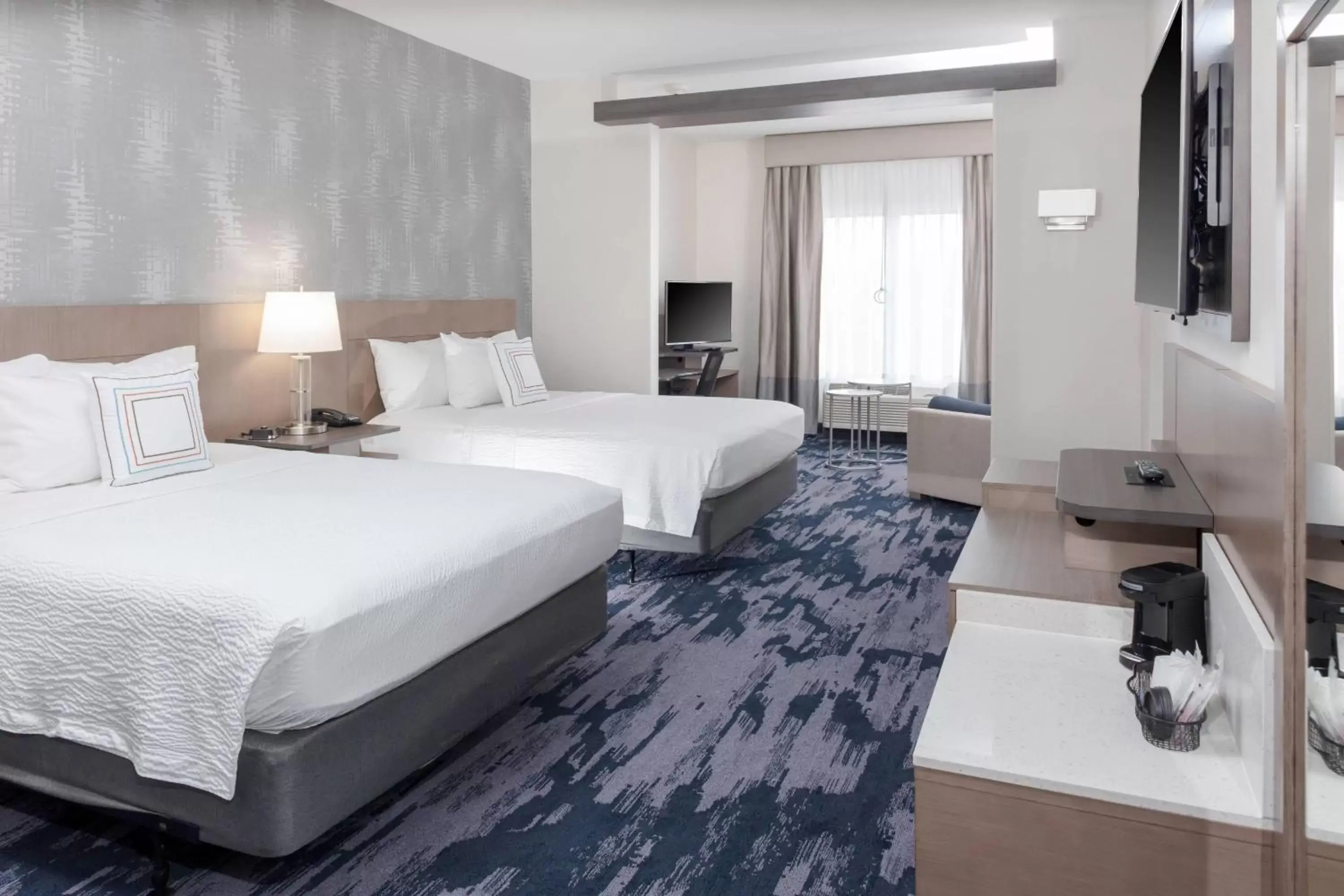 Bedroom, Bed in Fairfield Inn & Suites Charlotte Pineville