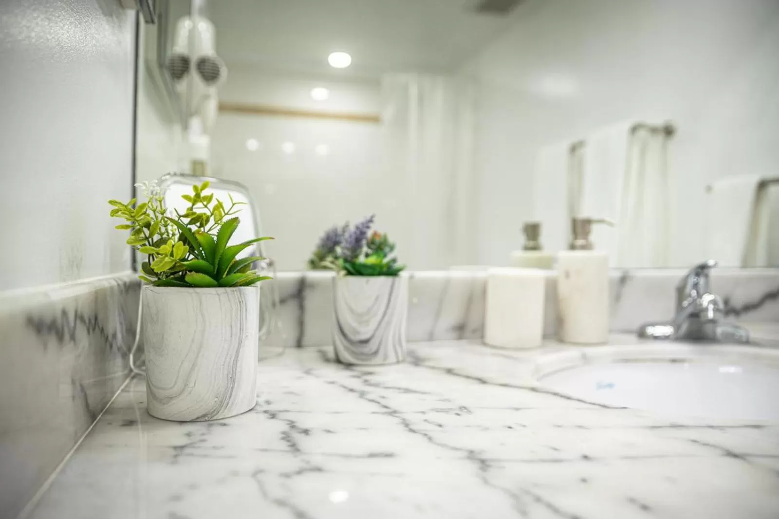 Bathroom in Modern and Luxurious Brickell Studio